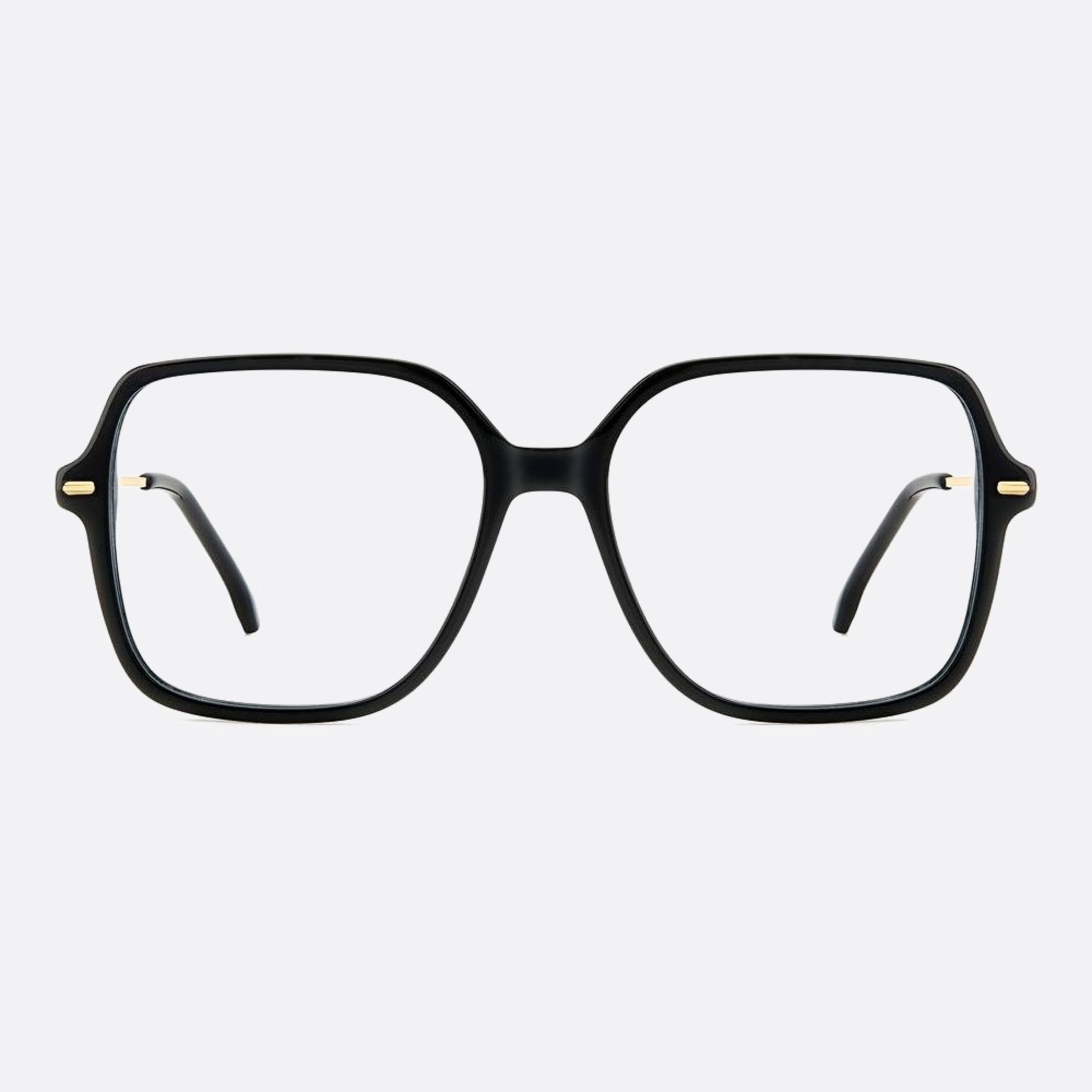 Carrera 55mm Carrera Black Squared Women Eyeglasses - Main View