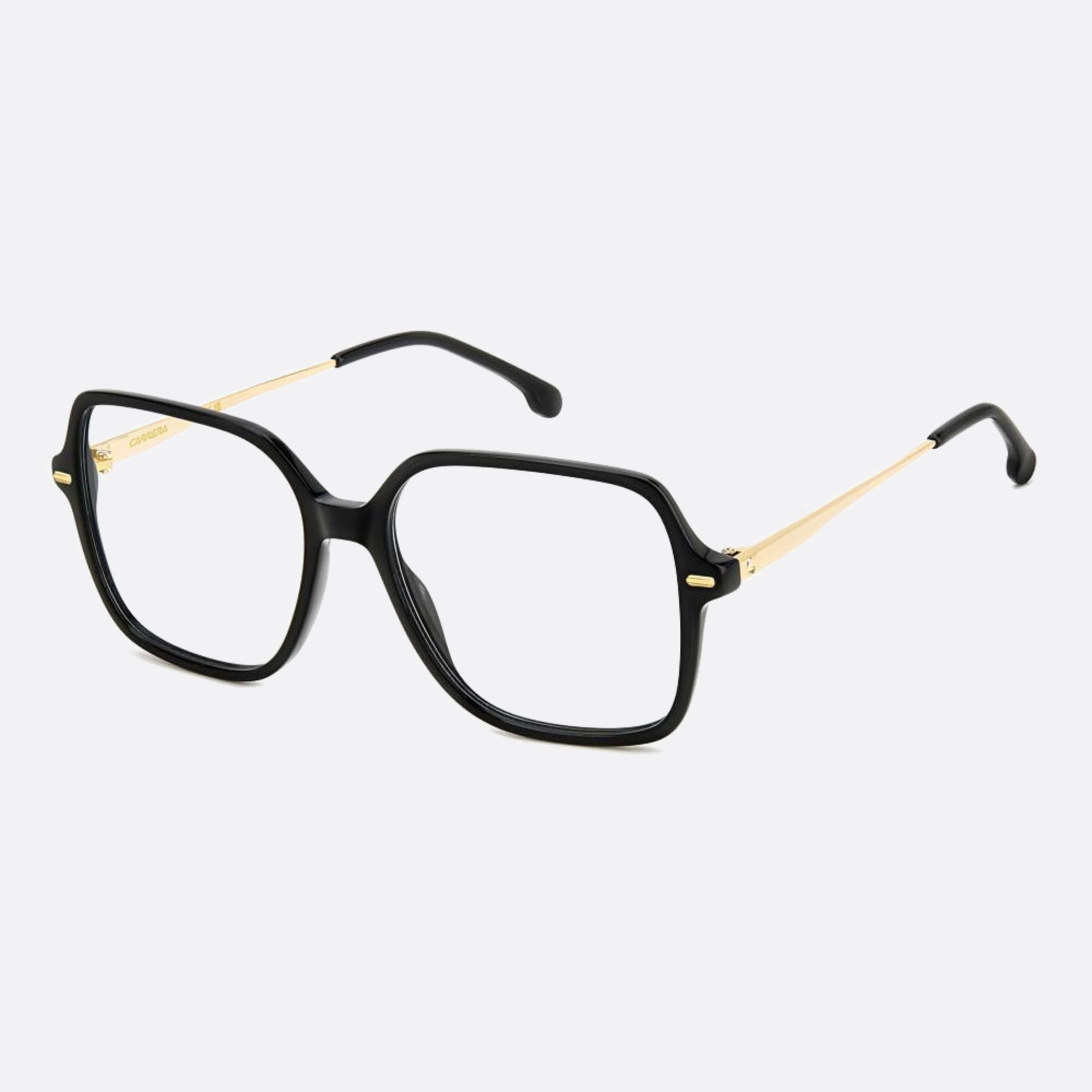 Carrera 55mm Carrera Black Squared Women Eyeglasses - Side View