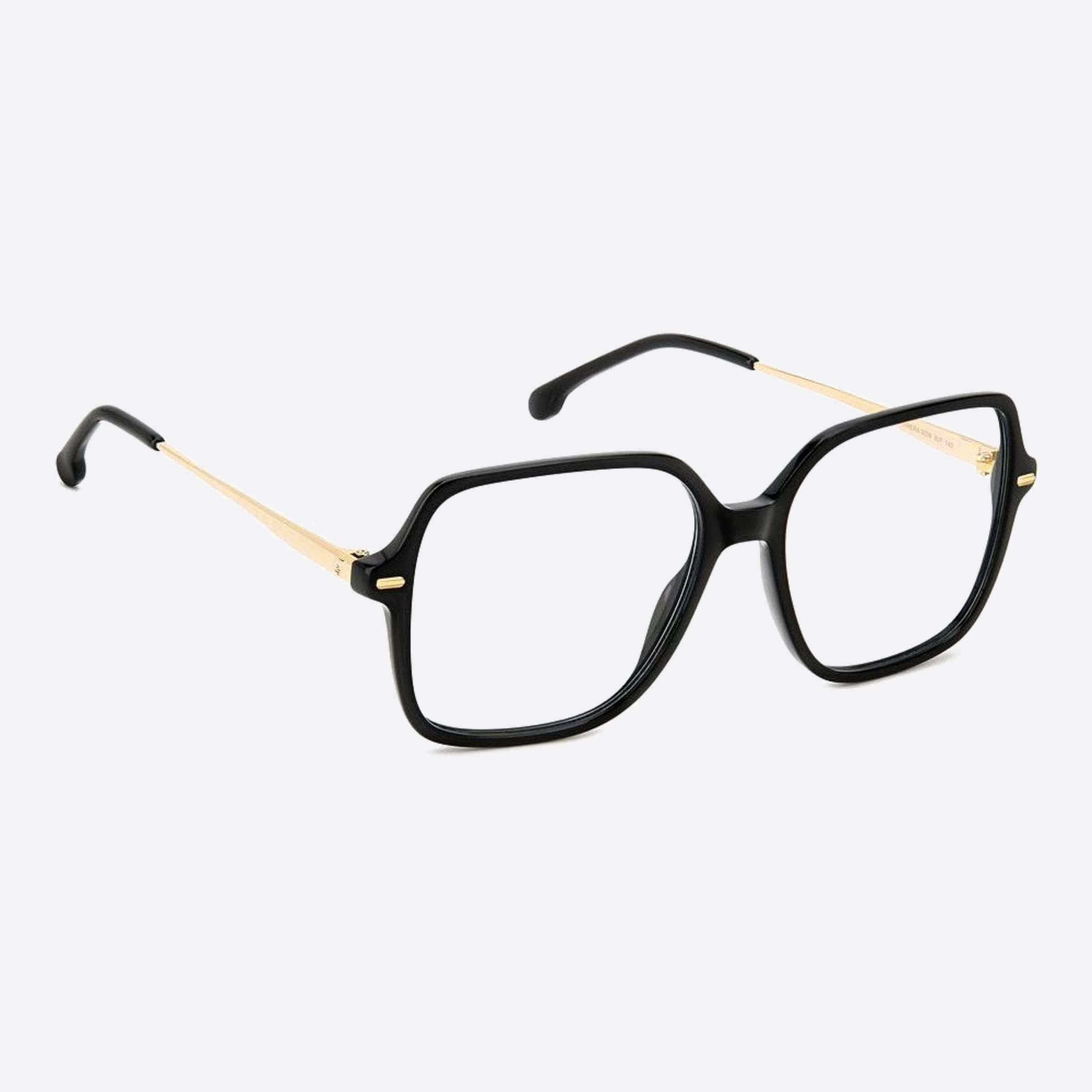 Carrera 55mm Carrera Black Squared Women Eyeglasses - Detail View