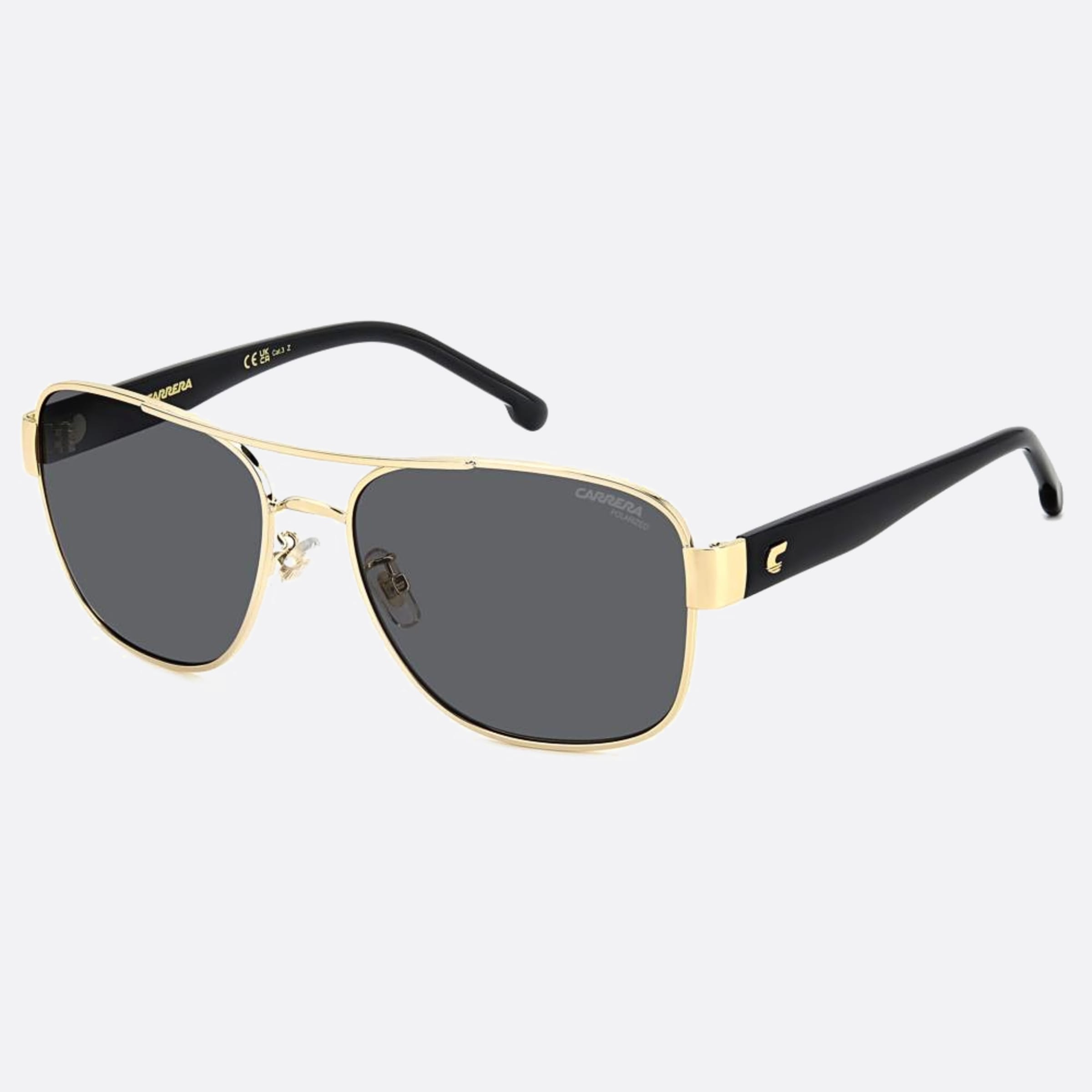 Carrera 58mm Carrera Rhl Gold Geometric Women Sunglasses - Side View
