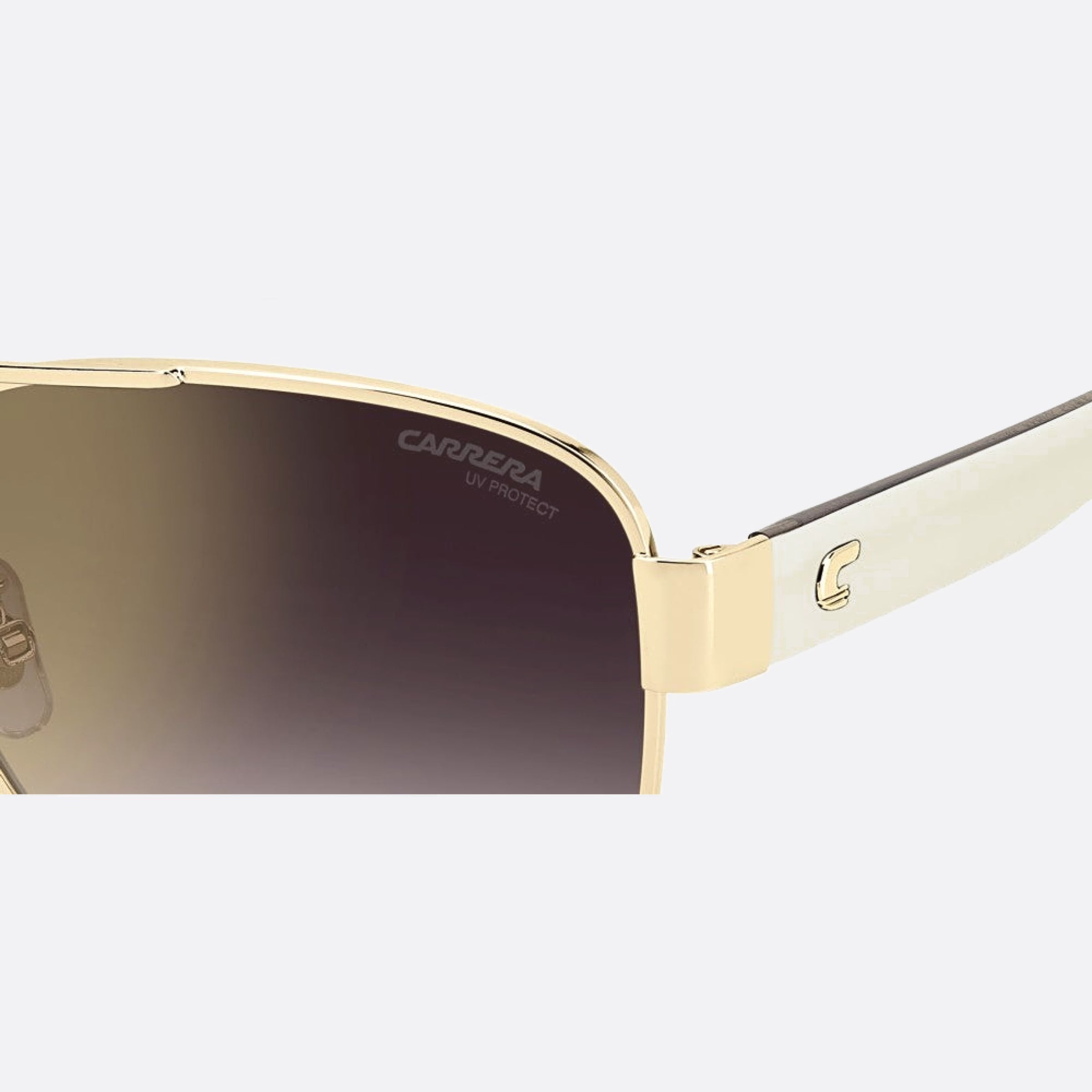 Carrera 58mm Carrera Vvp Gold Geometric Women Sunglasses - Detail View