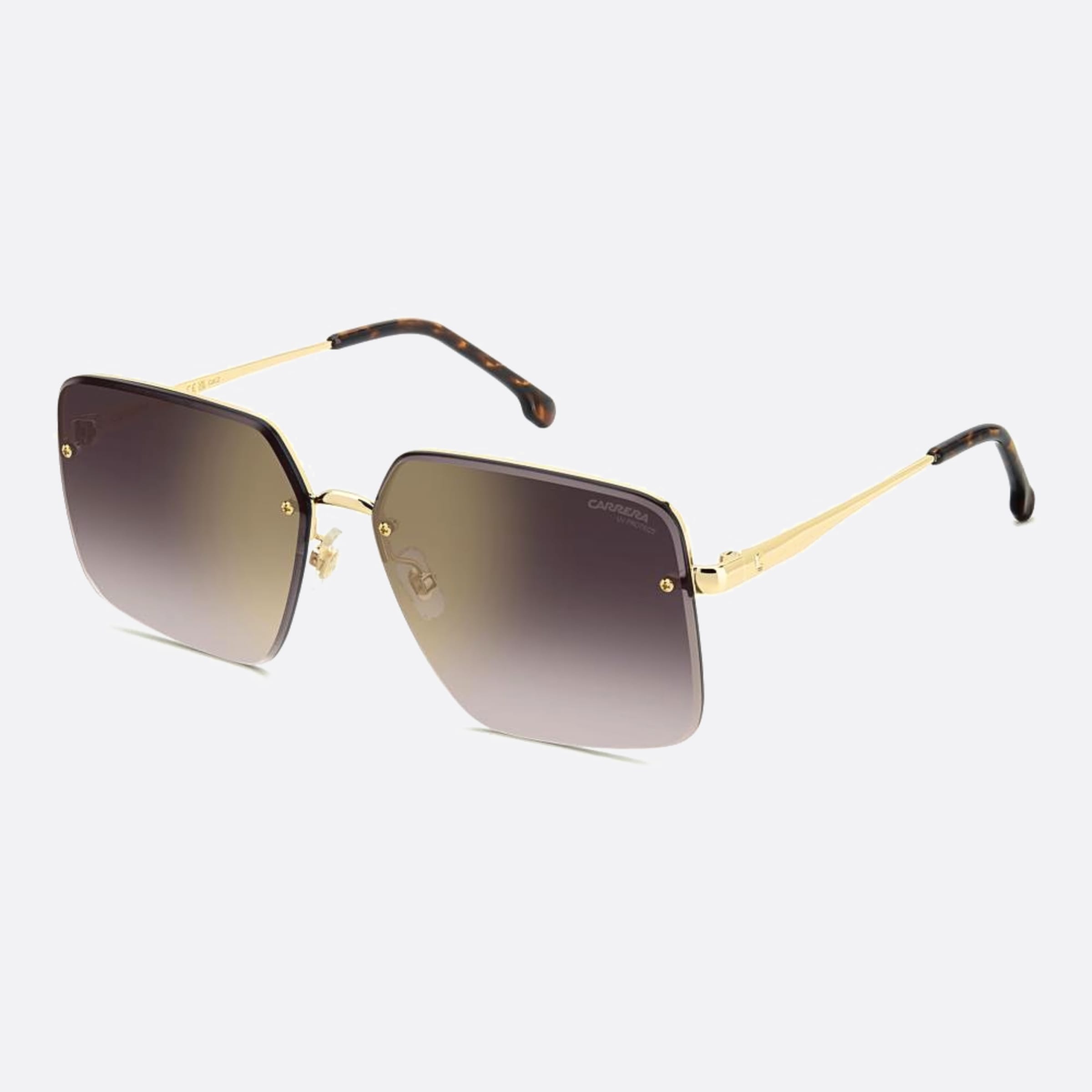 Carrera 61mm Carrera 0nr Gold Geometric Women Sunglasses - Side View