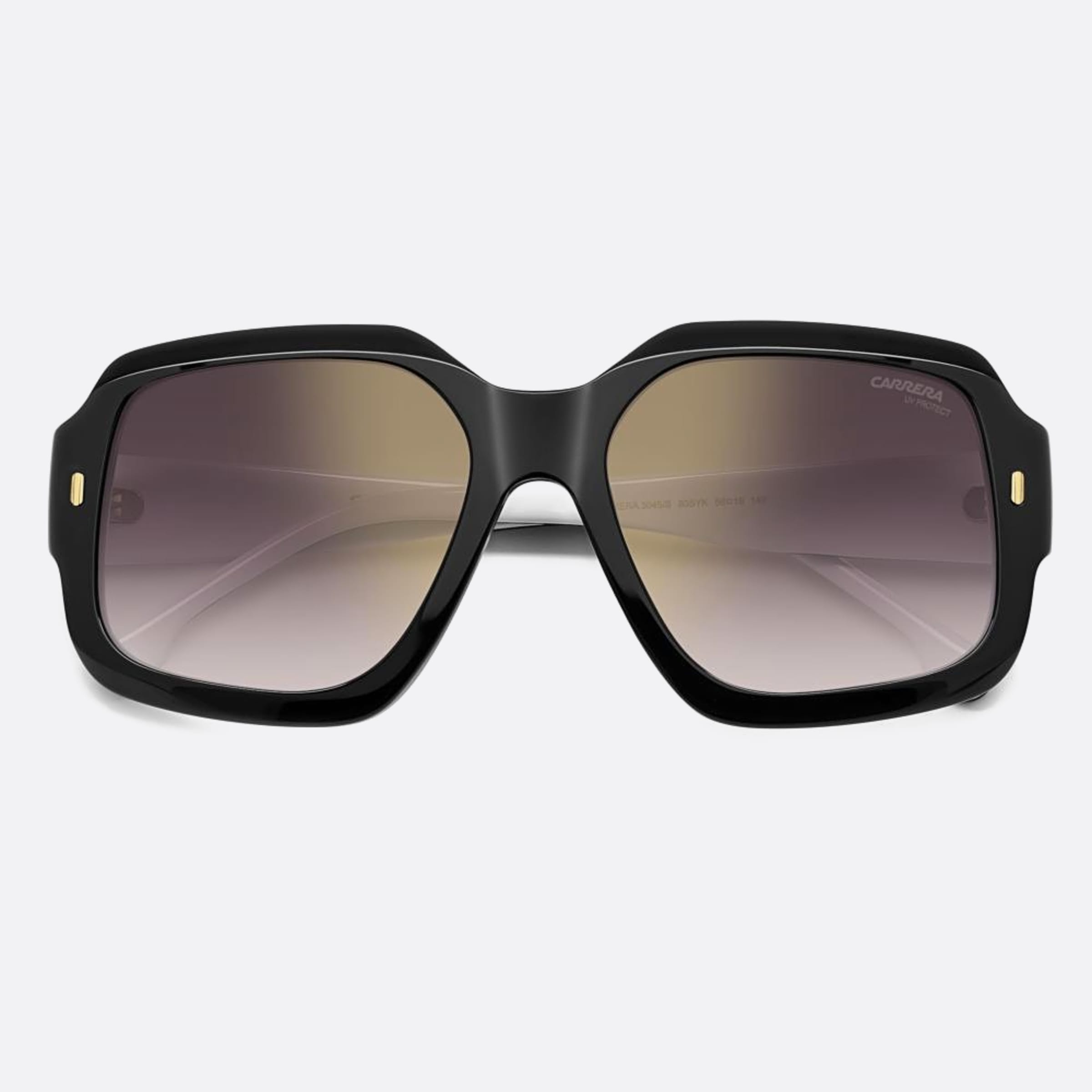 Carrera 56mm Carrera 80s Black Geometric Women Sunglasses - Main View