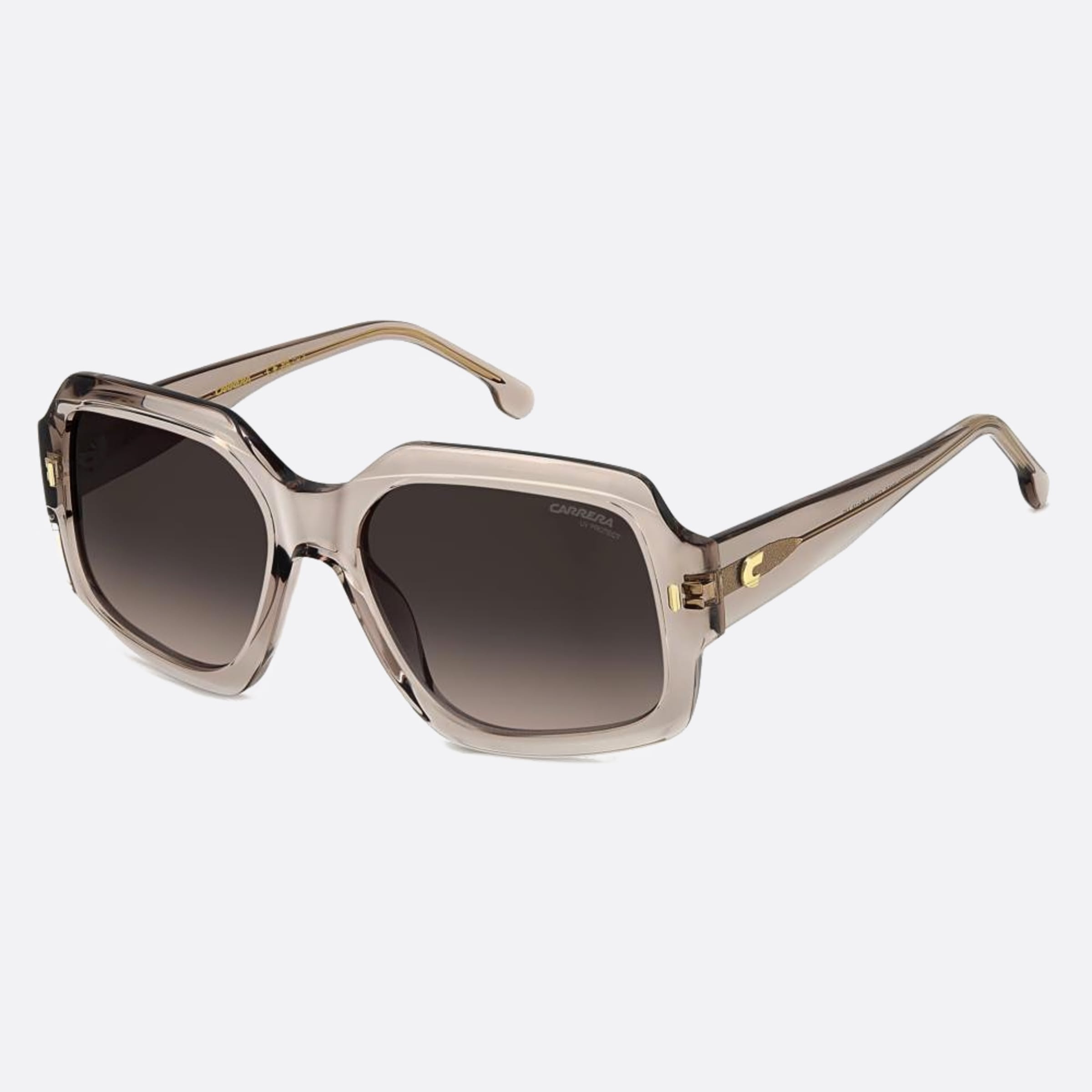 Carrera 56mm Carrera Fwm Brown Geometric Women Sunglasses - Side View