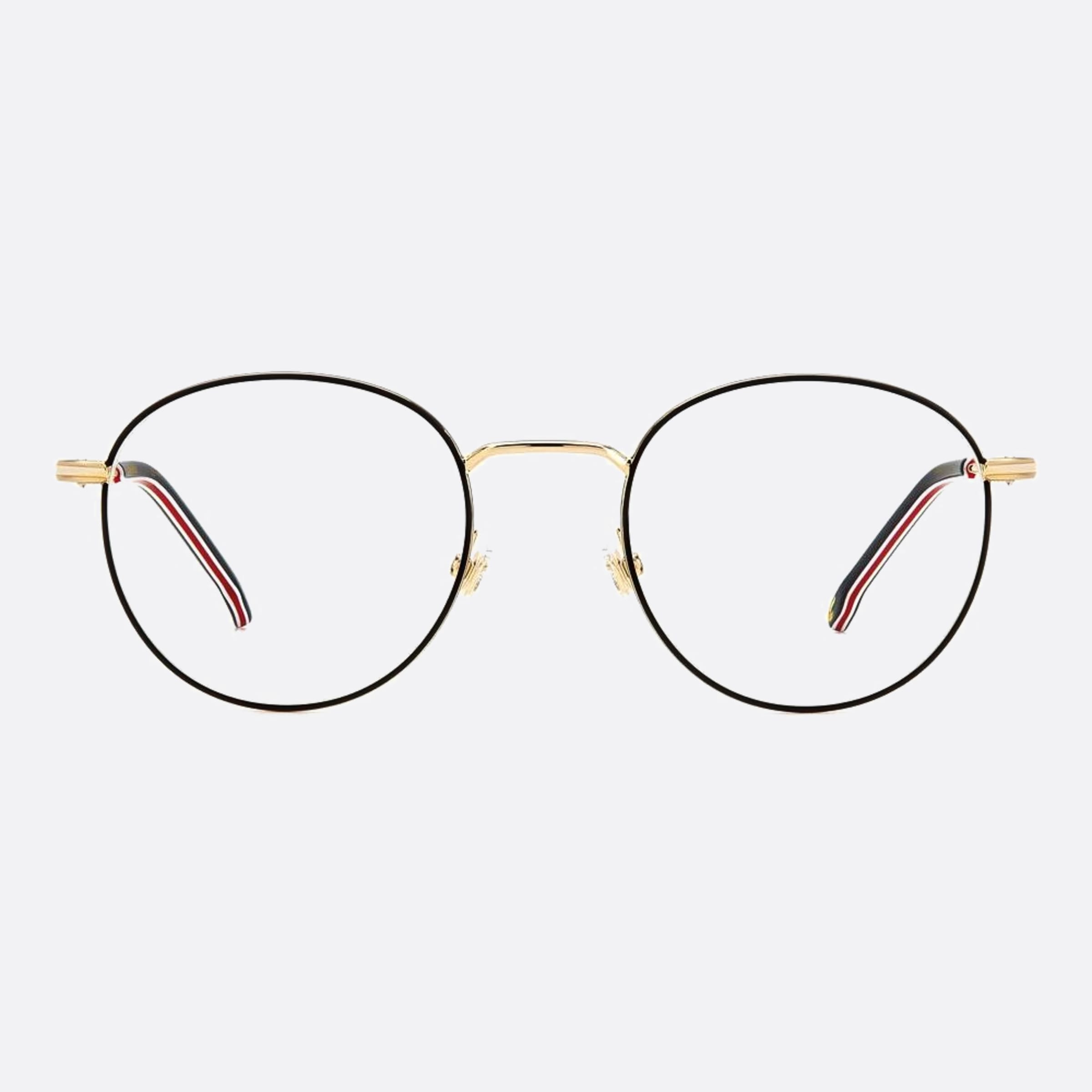 Carrera 50mm Carrera 2m2 Black Round Unisex Eyeglasses - Main View