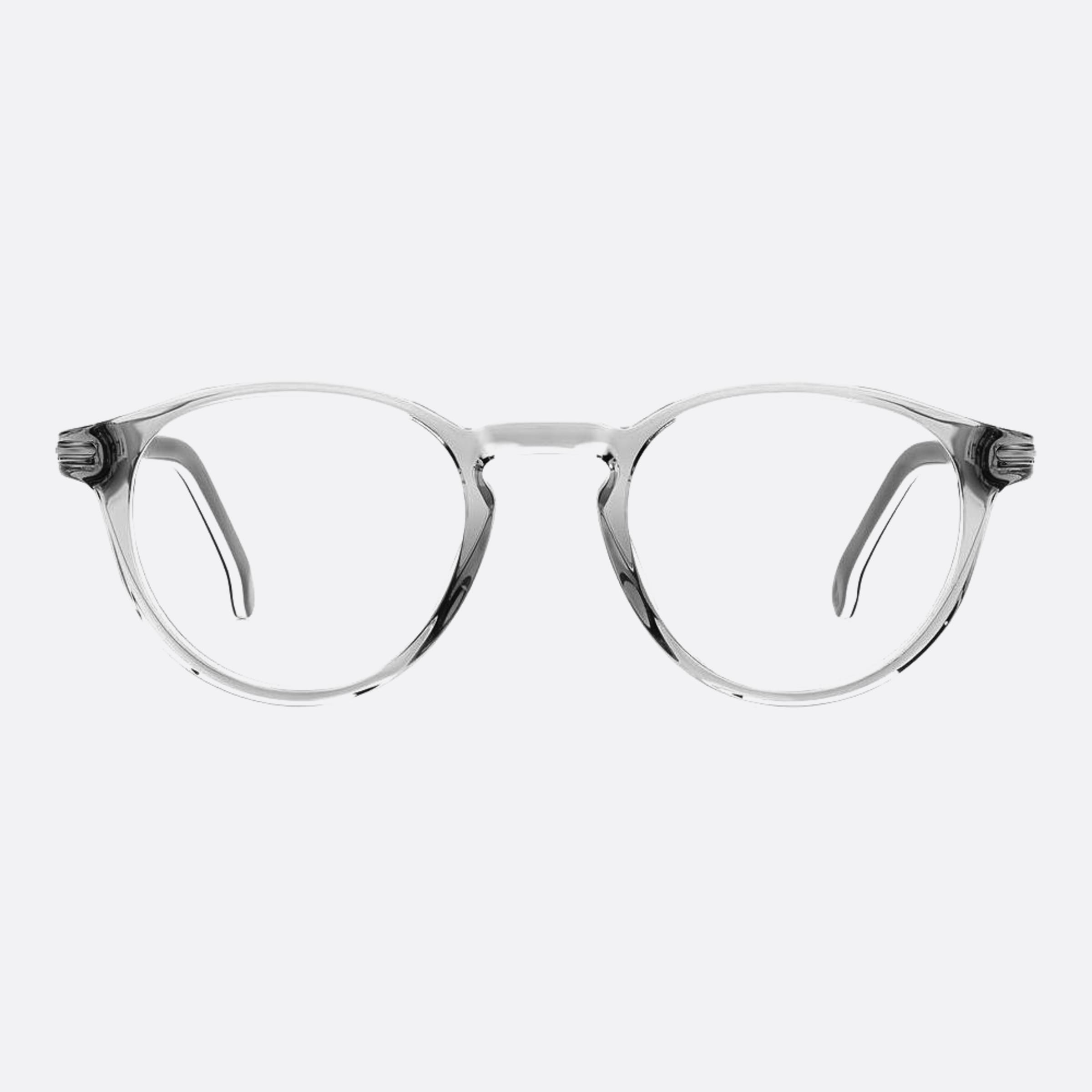 Carrera 48mm Carrera Kb7 Transparent Round Unisex Eyeglasses - Main View