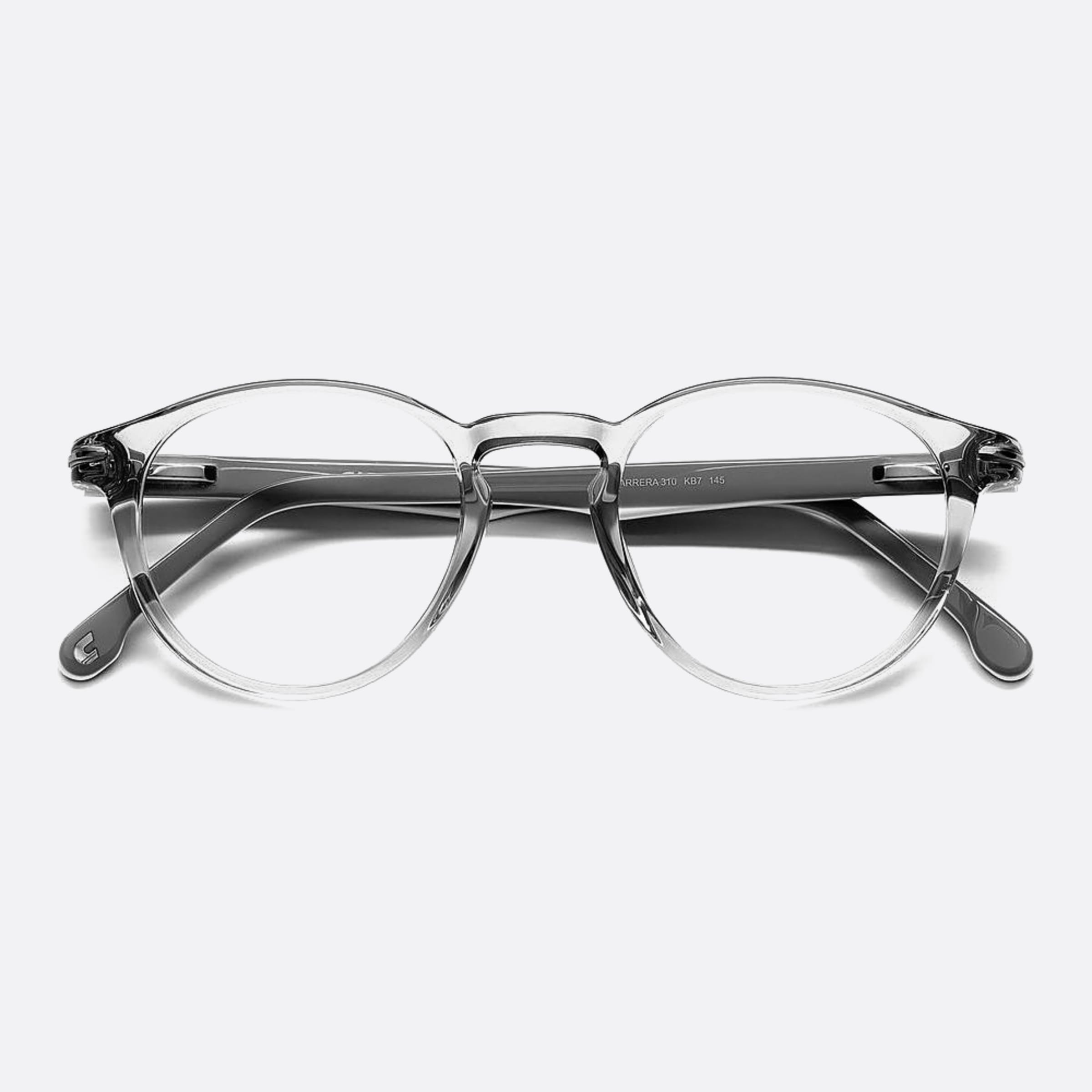 Carrera 48mm Carrera Kb7 Transparent Round Unisex Eyeglasses - Lifestyle Shot