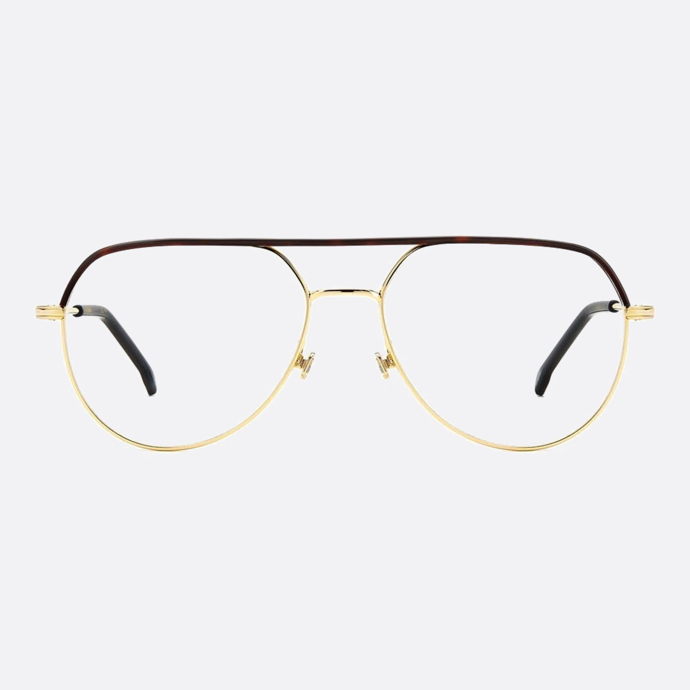 Carrera 55mm Carrera 06j Gold Pilot Unisex Eyeglasses - Main View