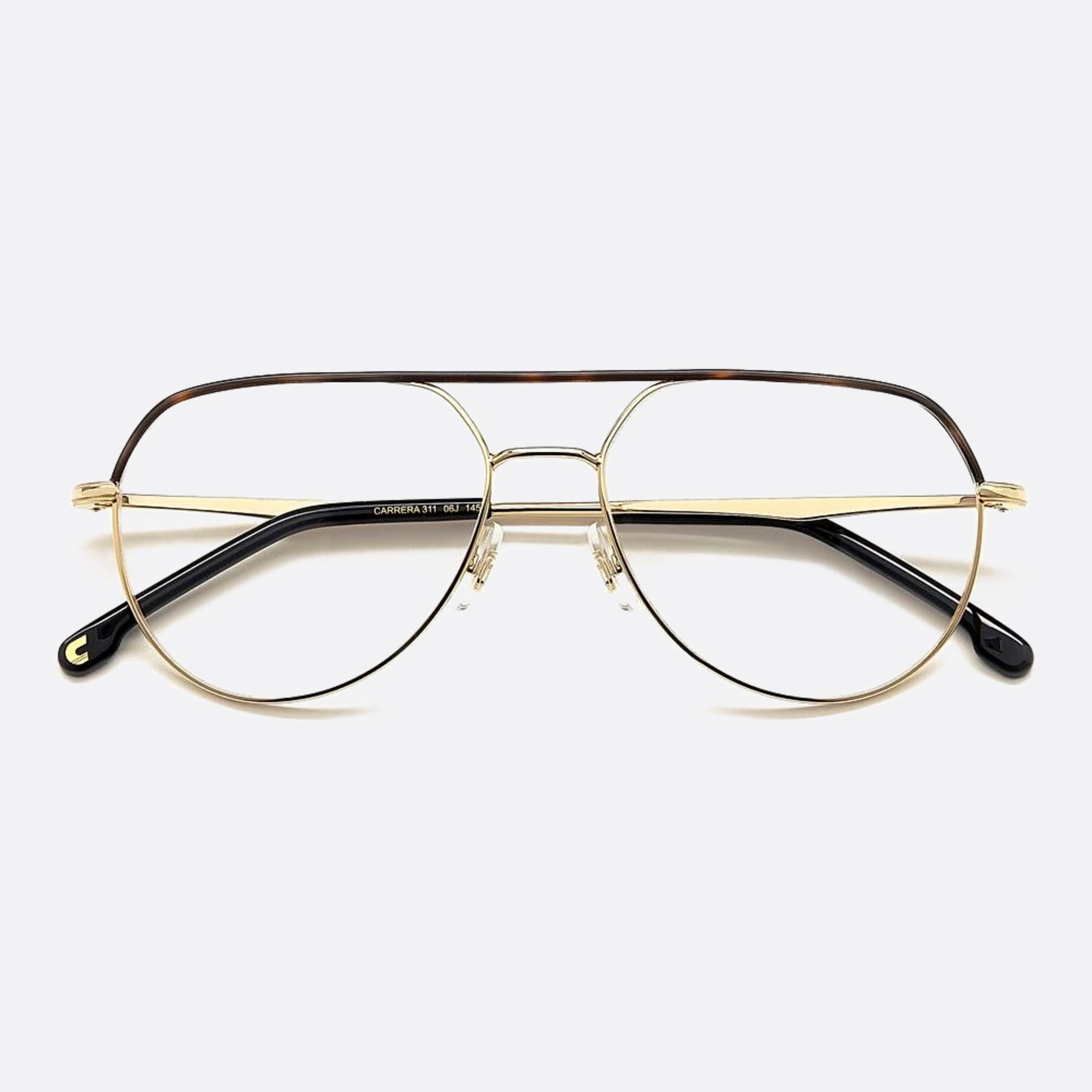 Carrera 55mm Carrera 06j Gold Pilot Unisex Eyeglasses - Lifestyle Shot