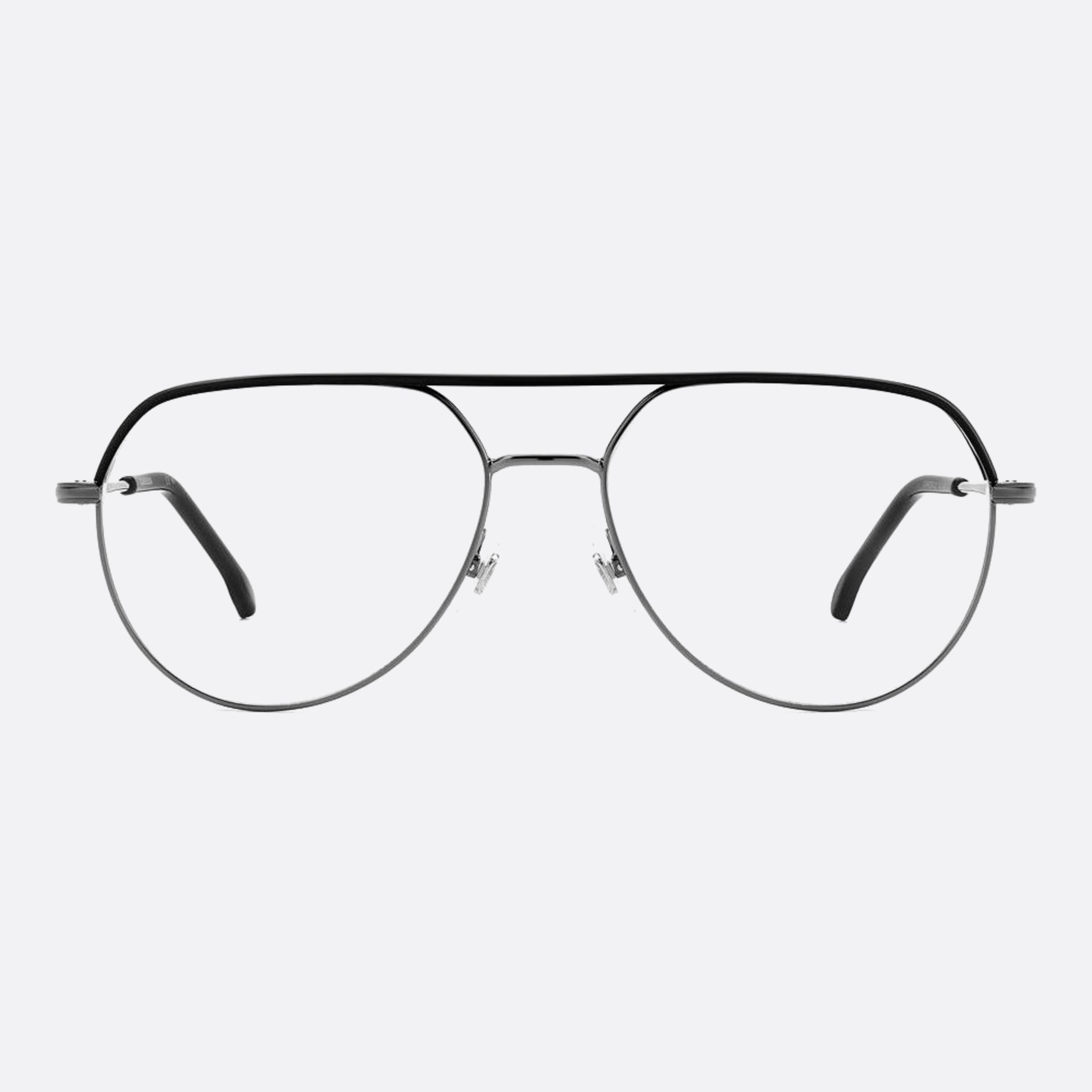Carrera 55mm Carrera Kj1 Ruthenium Pilot Unisex Eyeglasses - Main View