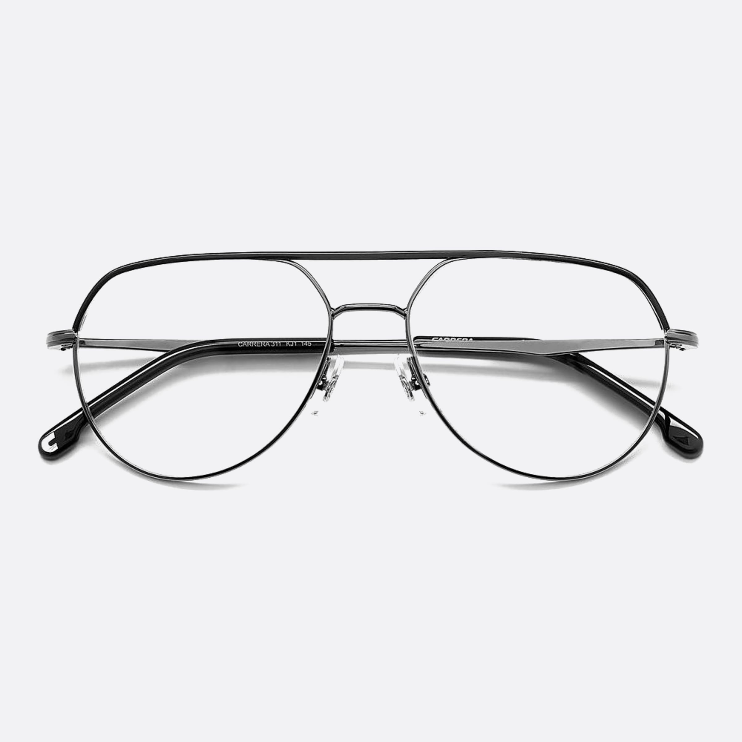 Carrera 55mm Carrera Kj1 Ruthenium Pilot Unisex Eyeglasses - Additional Angle