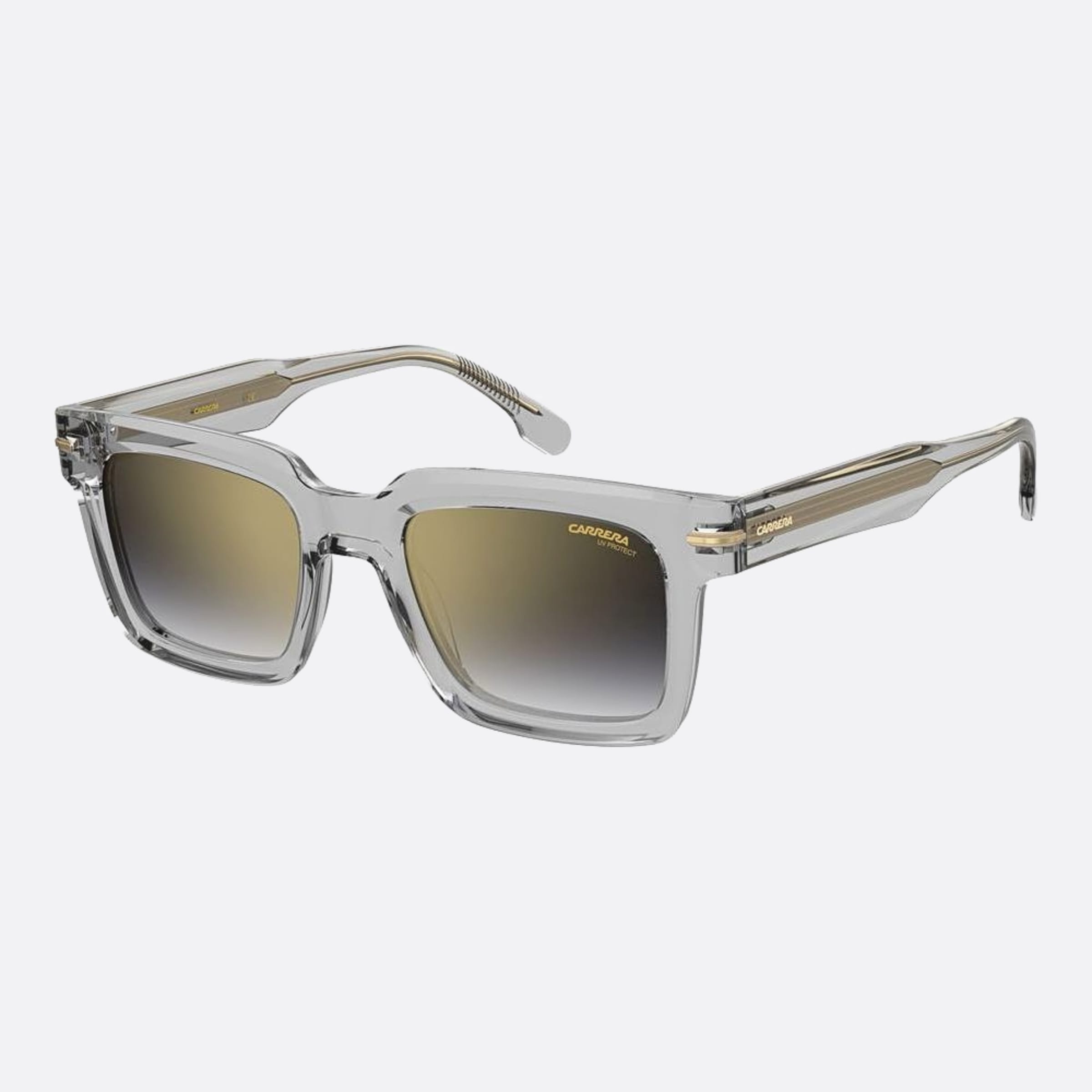 Carrera 52mm Carrera Kb7 Grey Squared Men Sunglasses - Side View