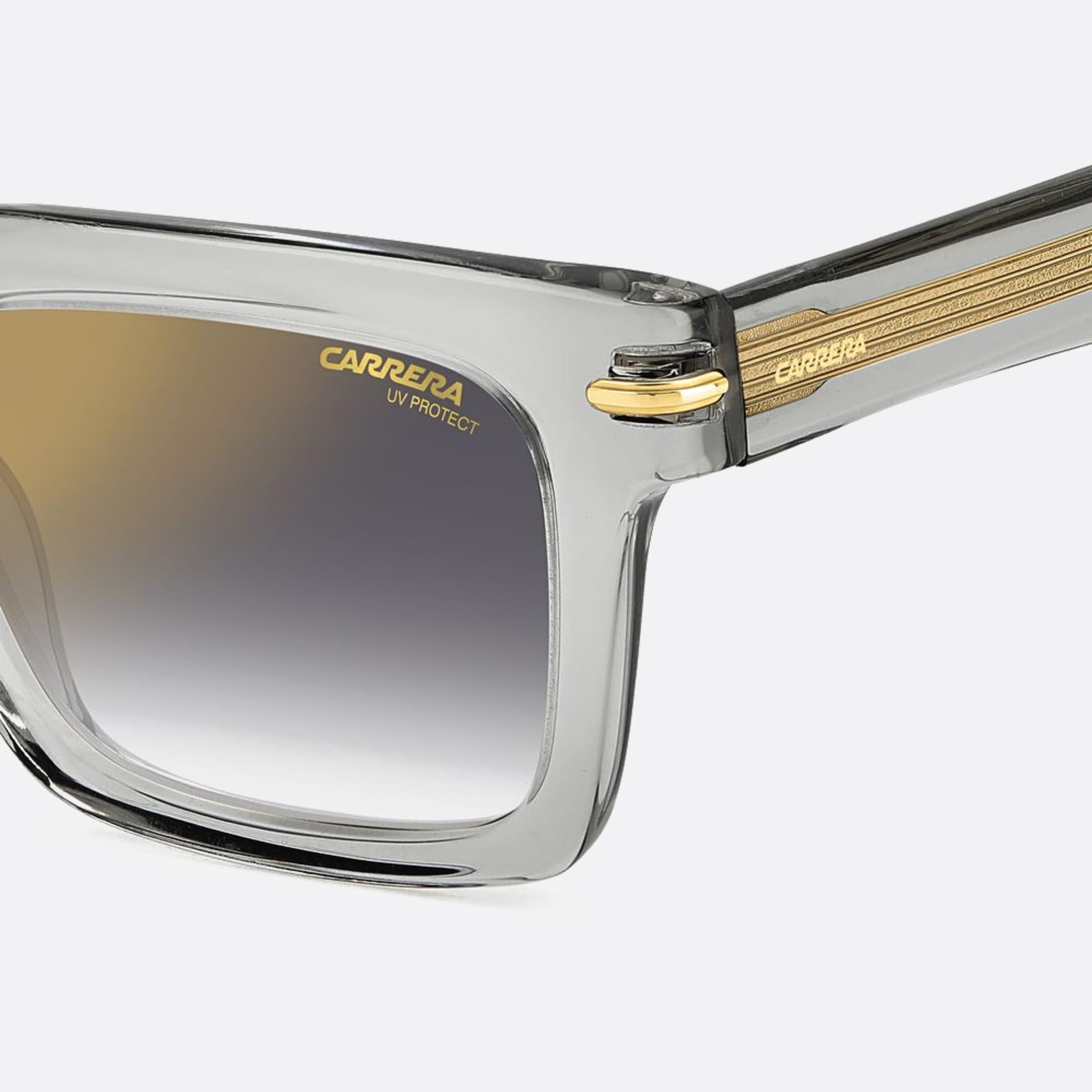 Carrera 52mm Carrera Kb7 Grey Squared Men Sunglasses - Detail View