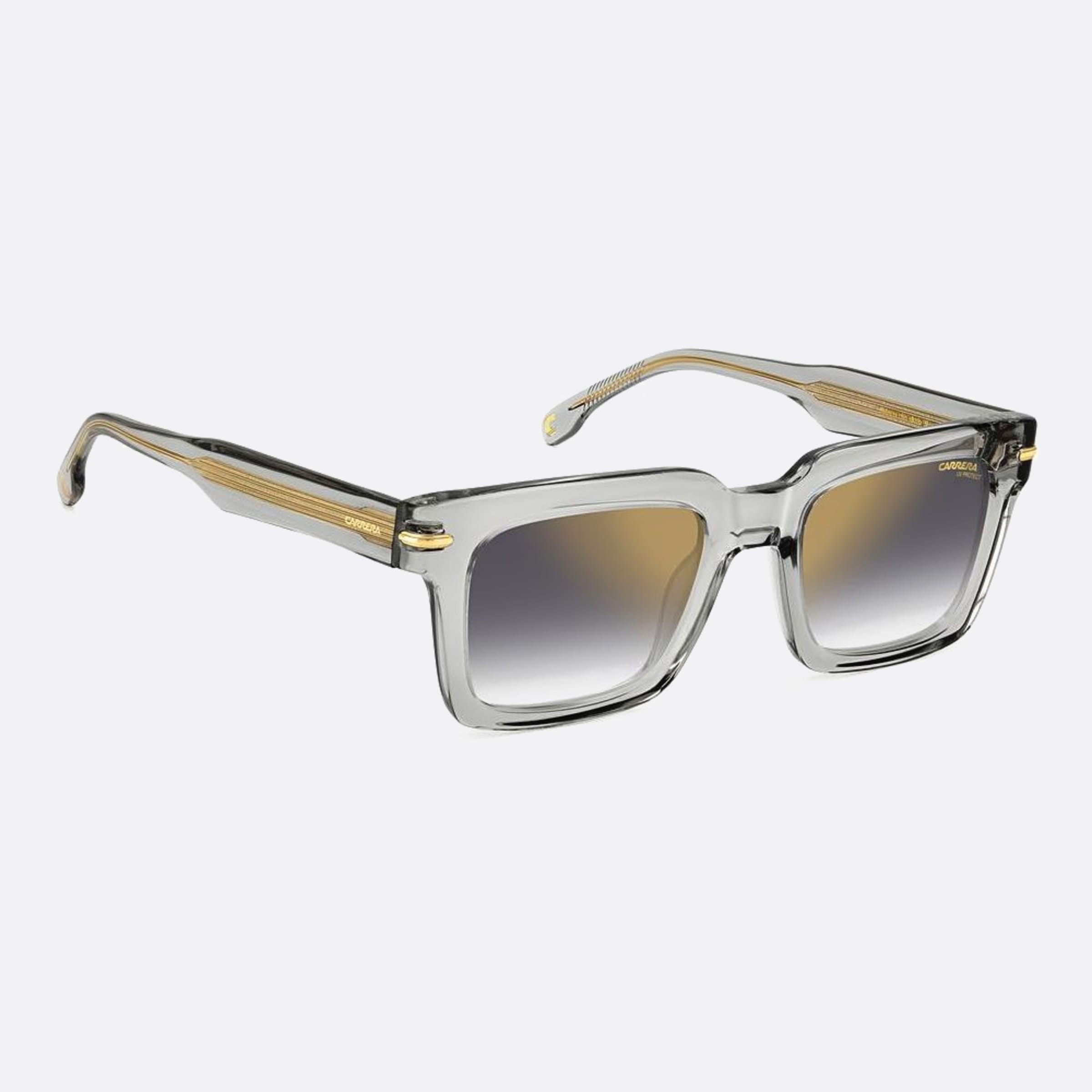 Carrera 52mm Carrera Kb7 Grey Squared Men Sunglasses - Additional Angle