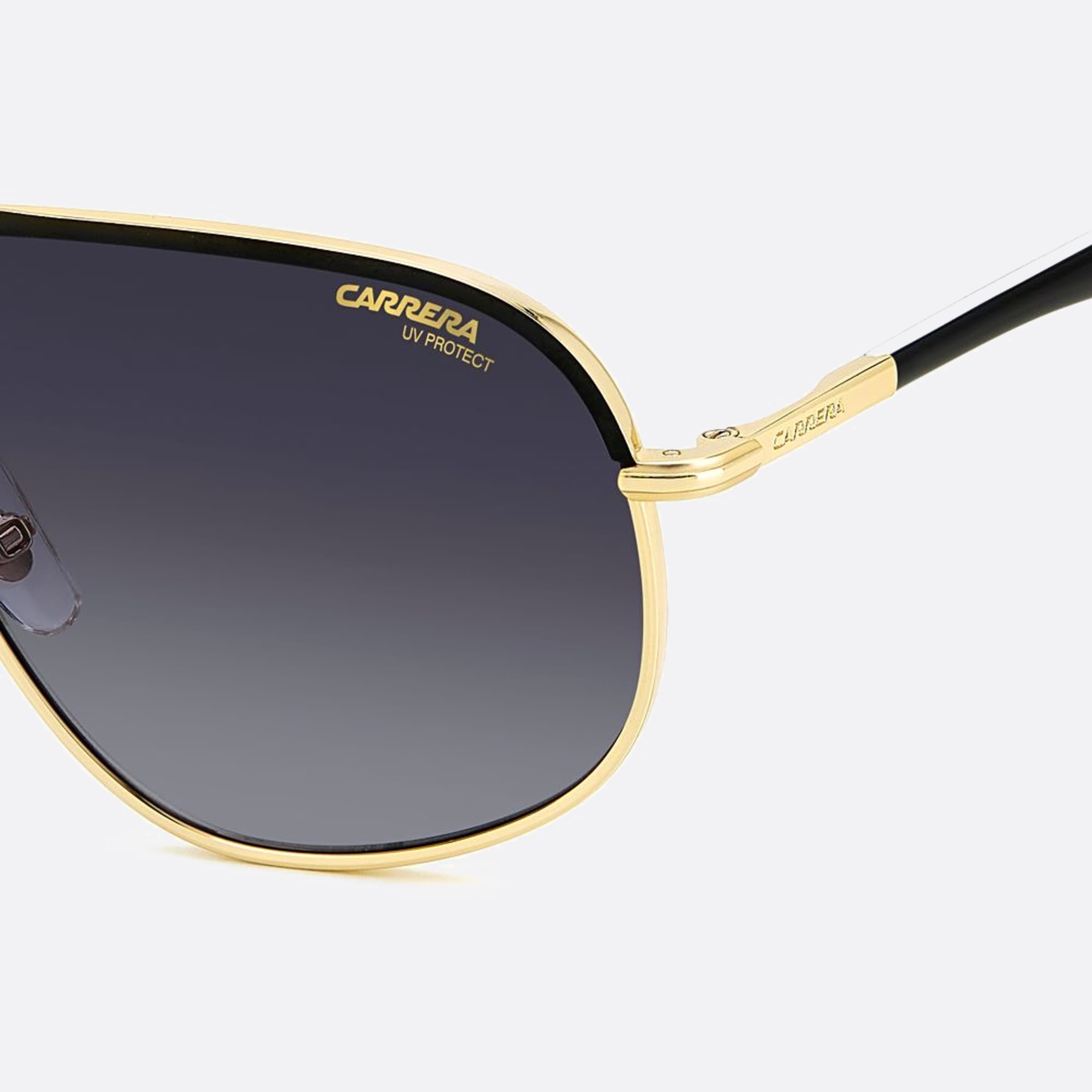 Carrera 60mm Carrera I46 Black Geometric Men Sunglasses - Additional Angle
