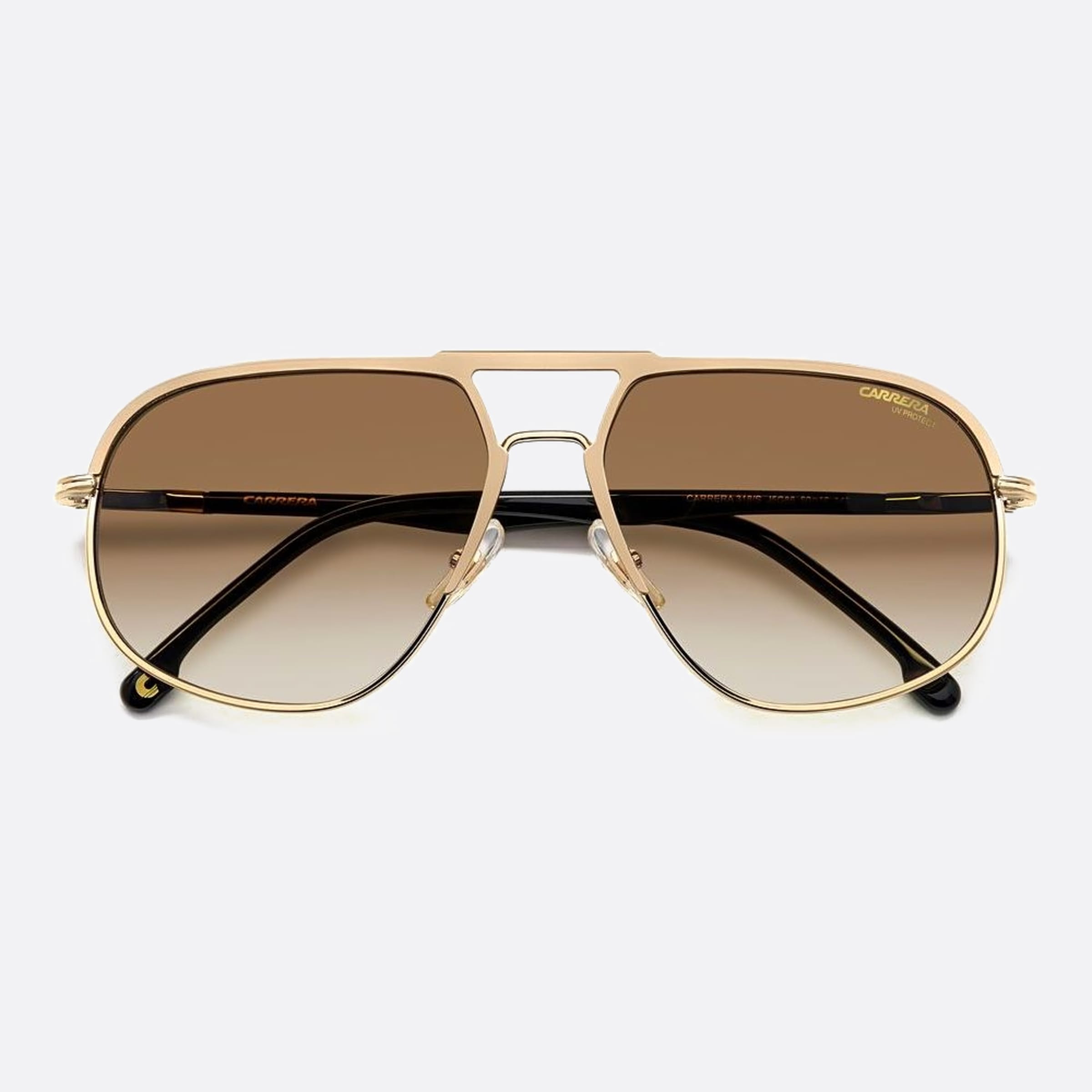 Carrera 60mm Carrera J5g Gold Geometric Men Sunglasses - Additional Angle