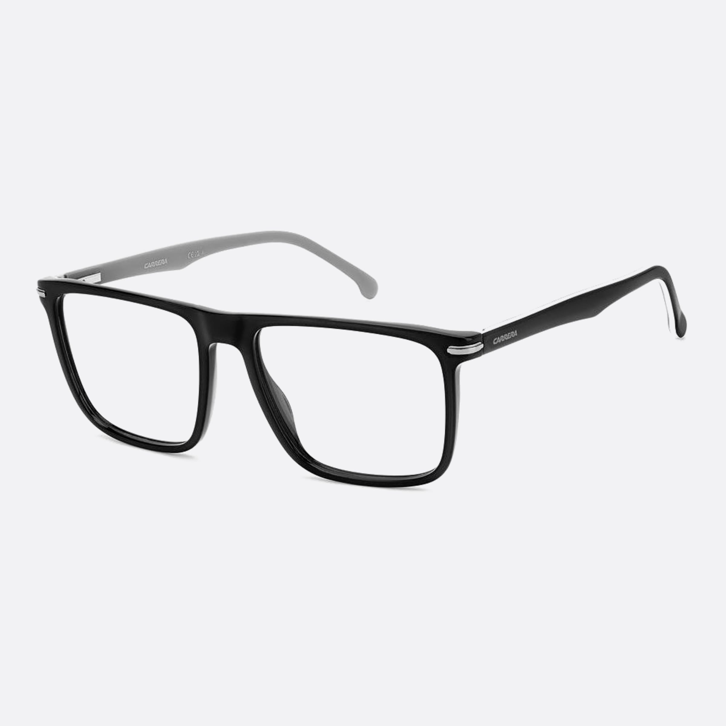 Carrera 56mm Carrera Black Squared Men Eyeglasses - Side View