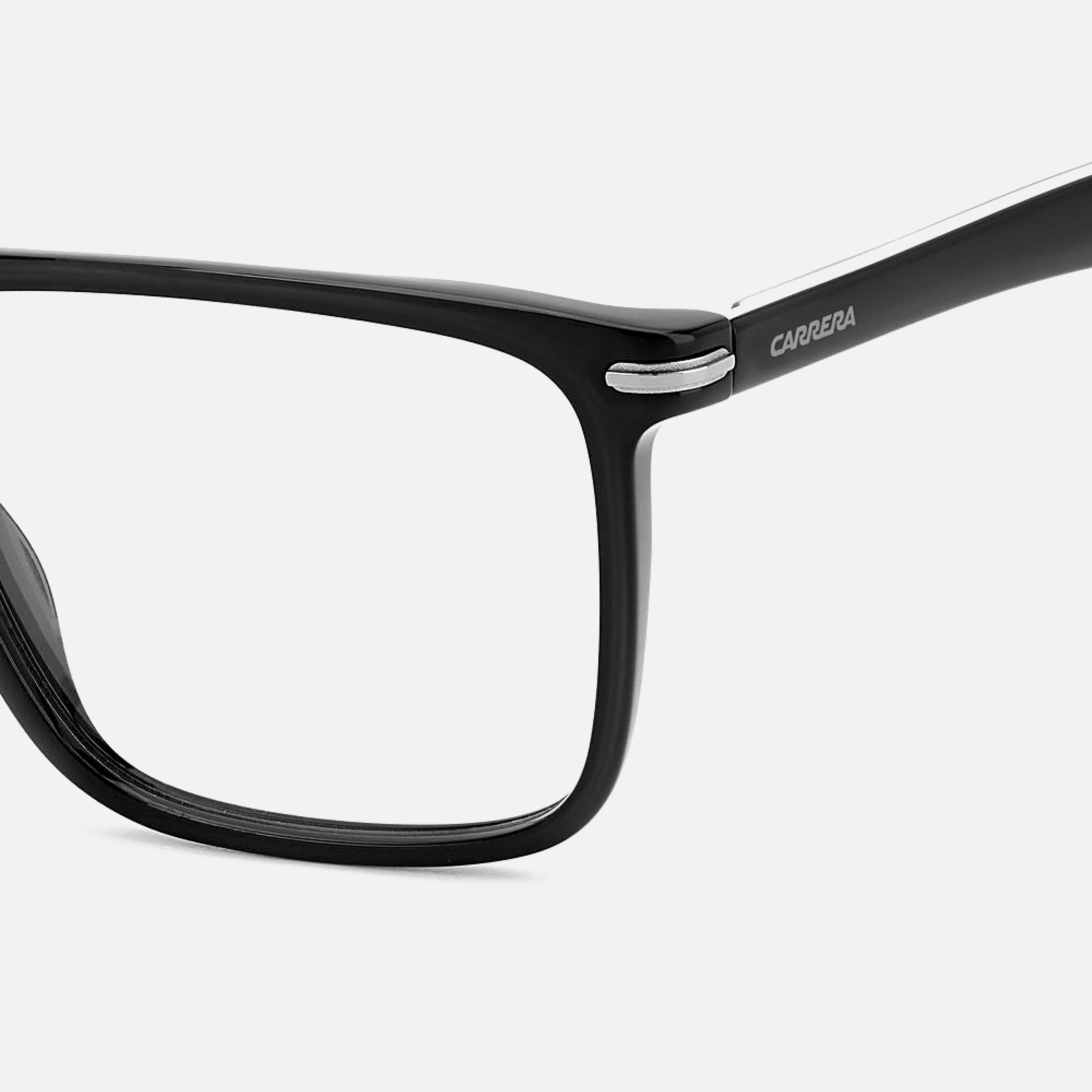 Carrera 56mm Carrera Black Squared Men Eyeglasses - Detail View