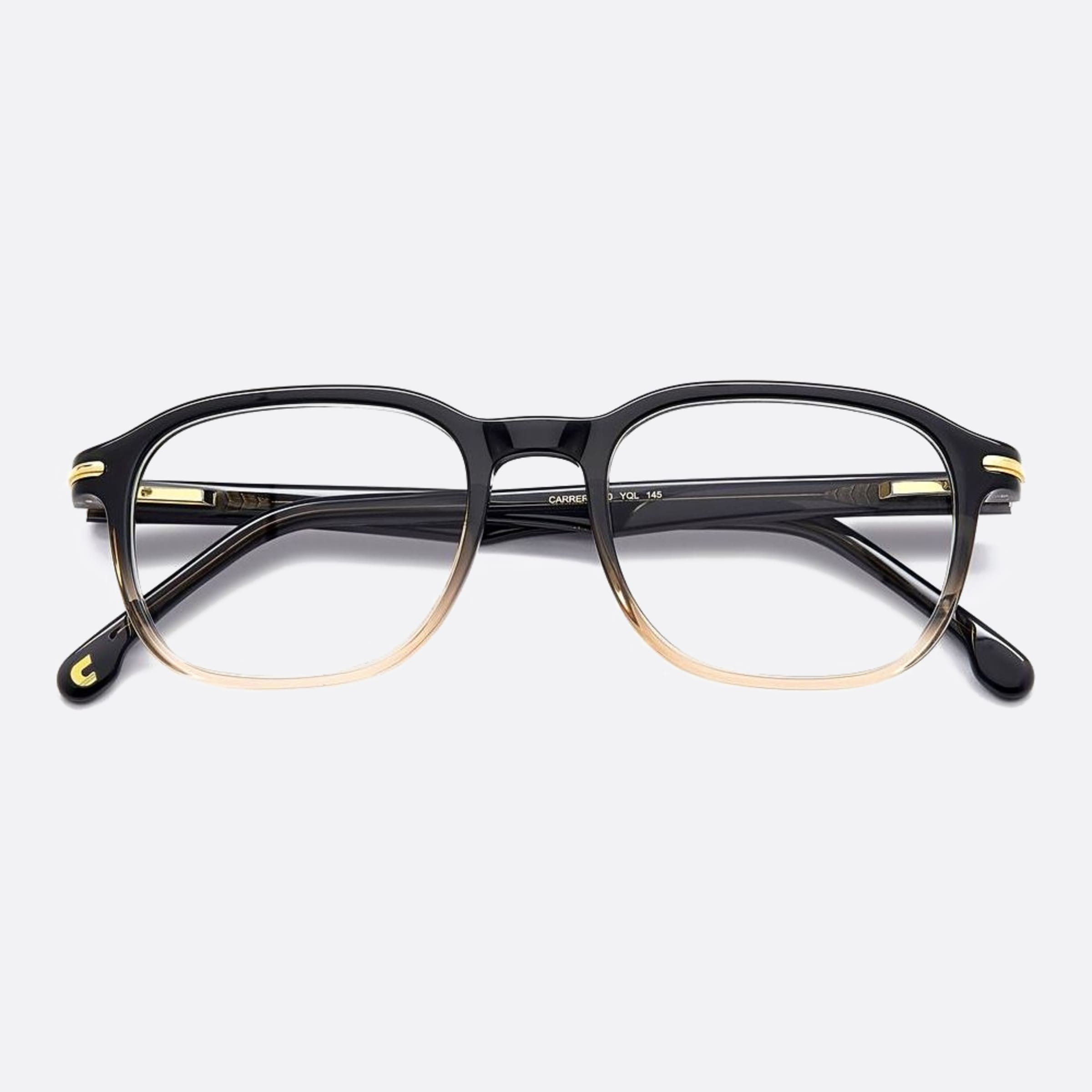 Carrera 51mm Carrera Yql Grey Squared Men Eyeglasses - Lifestyle Shot