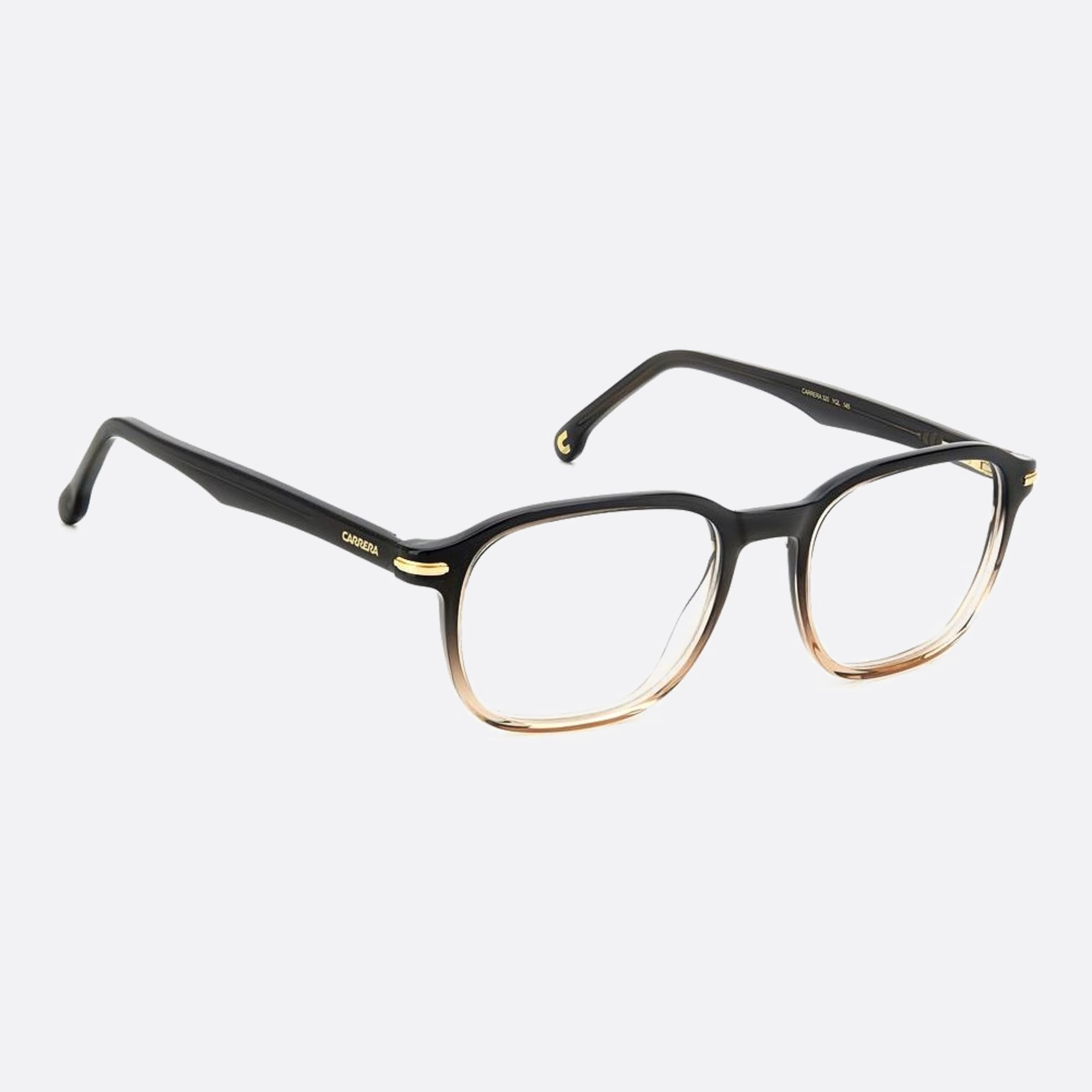 Carrera 51mm Carrera Yql Grey Squared Men Eyeglasses - Additional Angle