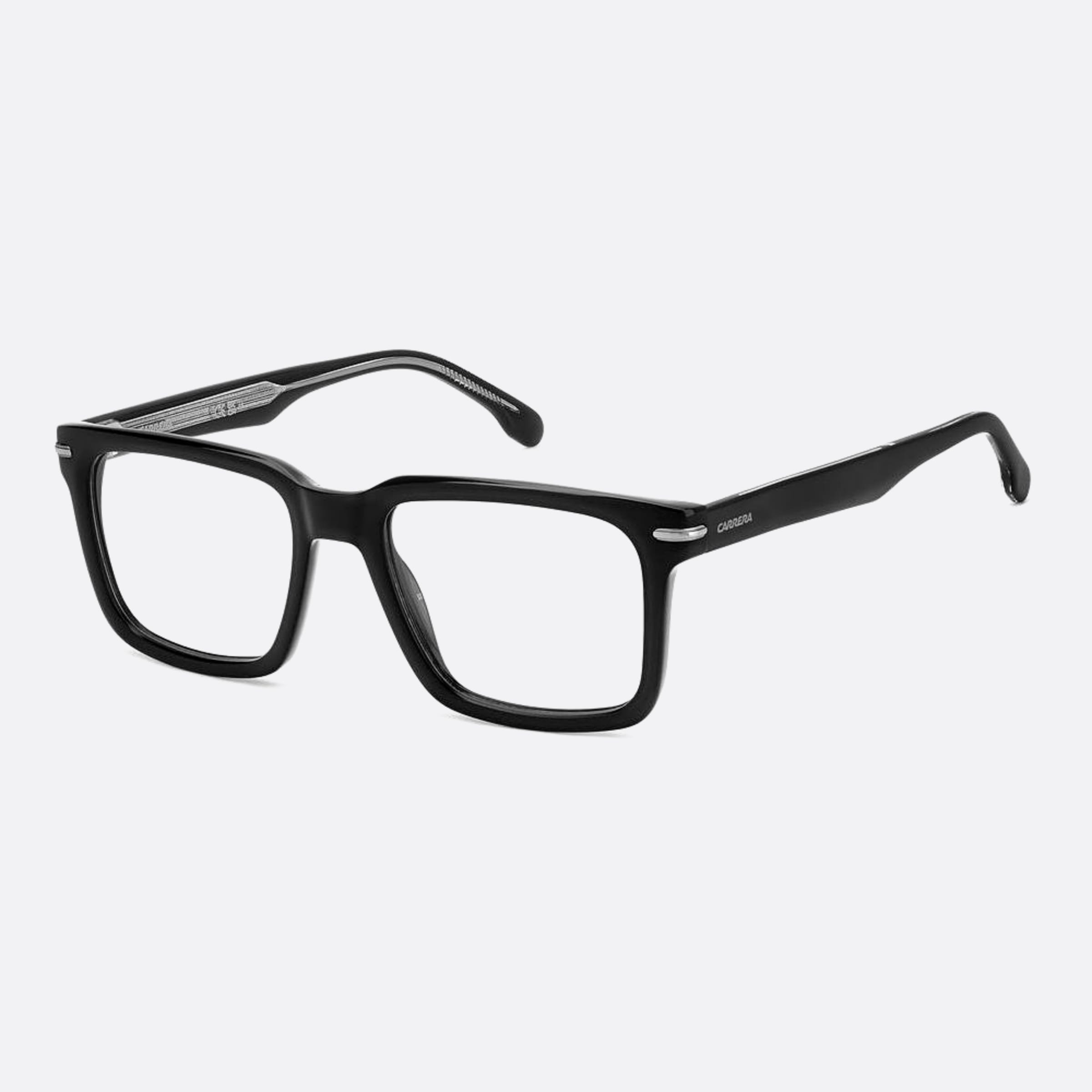 Carrera 53mm Carrera Black Squared Men Eyeglasses - Side View