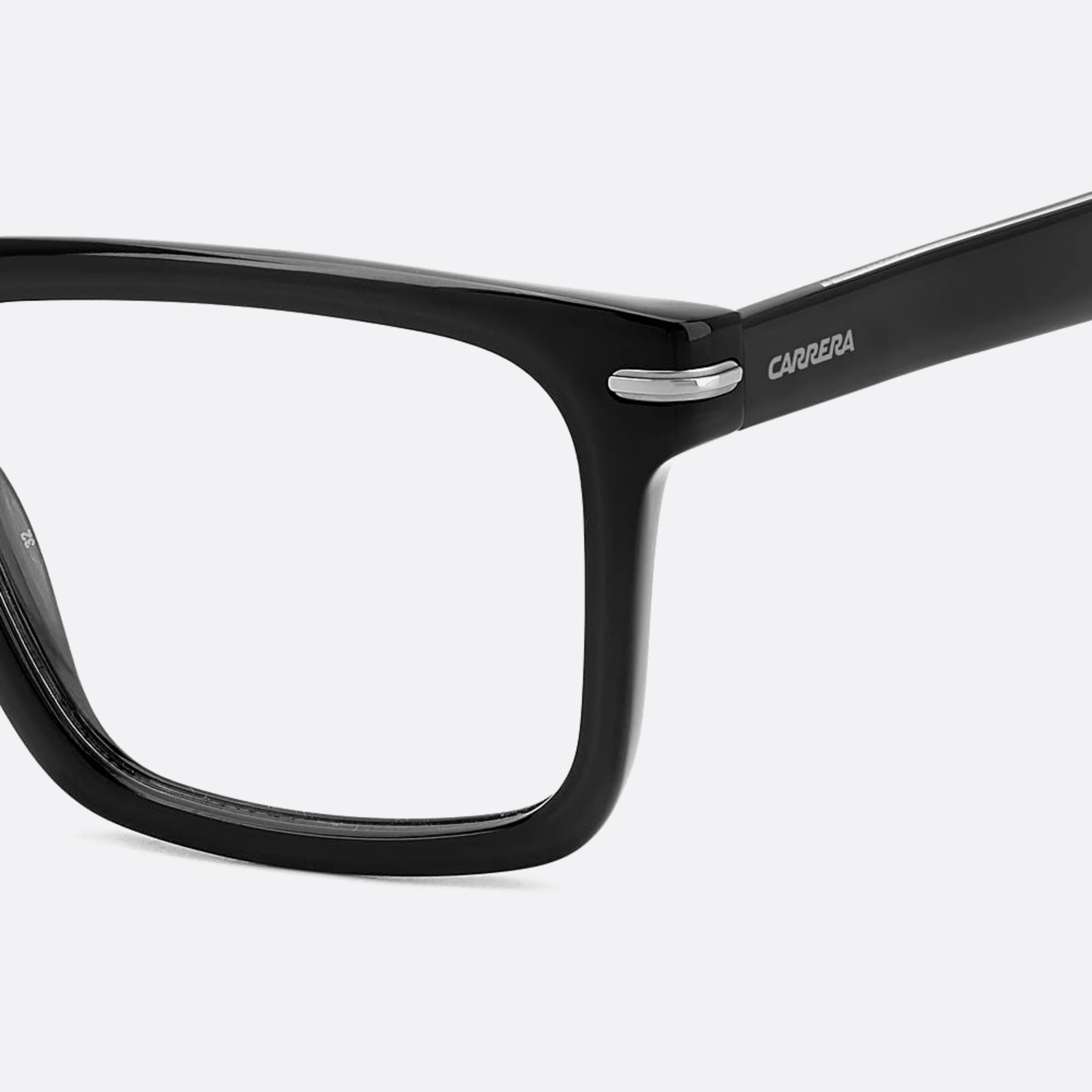 Carrera 53mm Carrera Black Squared Men Eyeglasses - Additional Angle