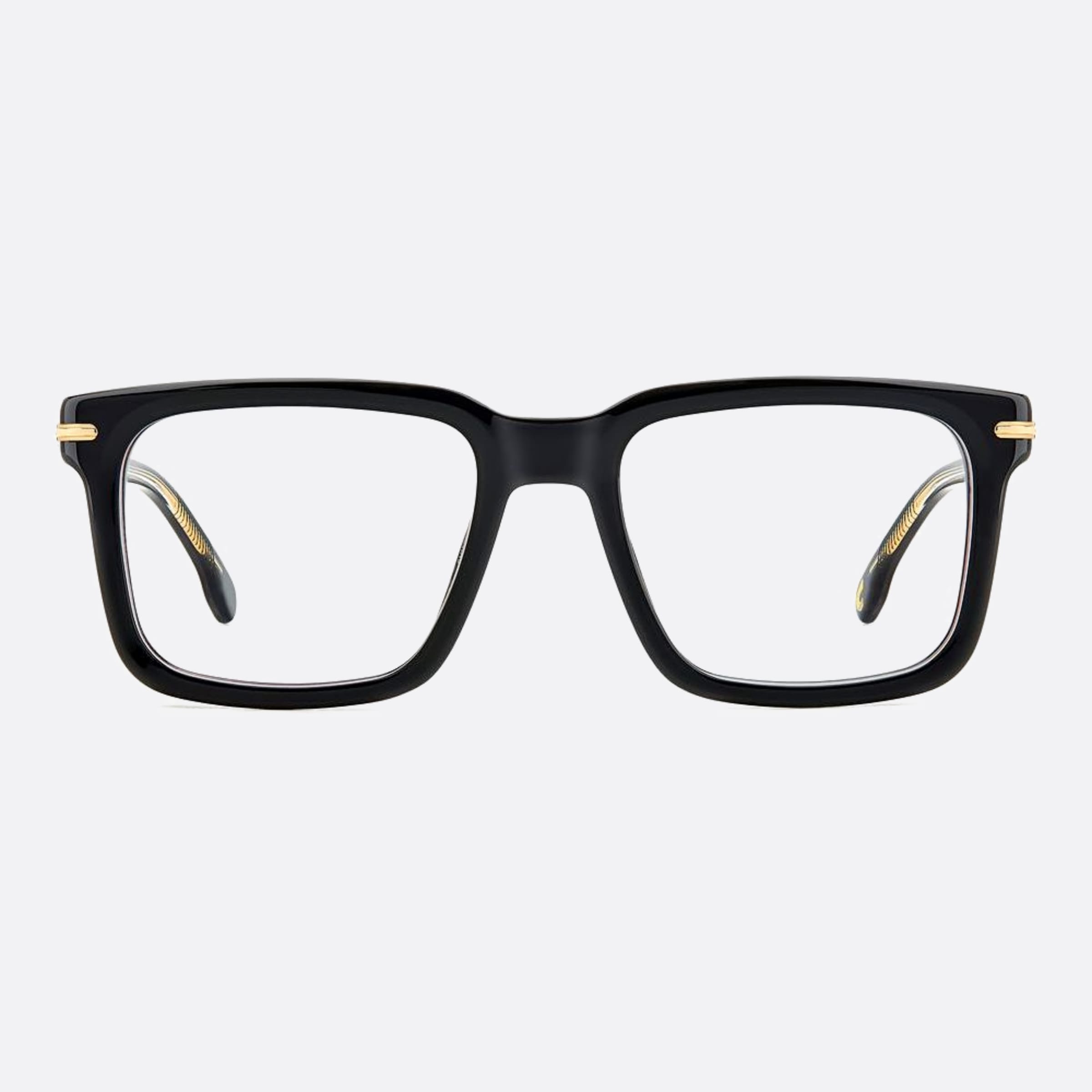 Carrera 53mm Carrera M4p Black Squared Men Eyeglasses - Main View