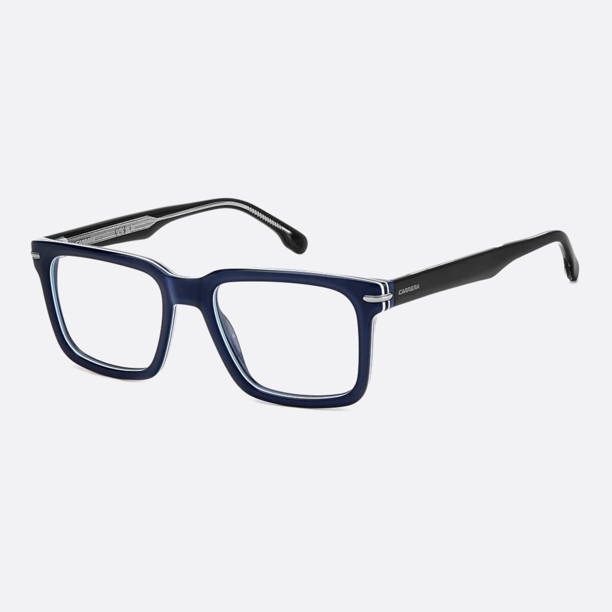 Carrera 53mm Carrera Y00 Blue Squared Men Eyeglasses - Side View