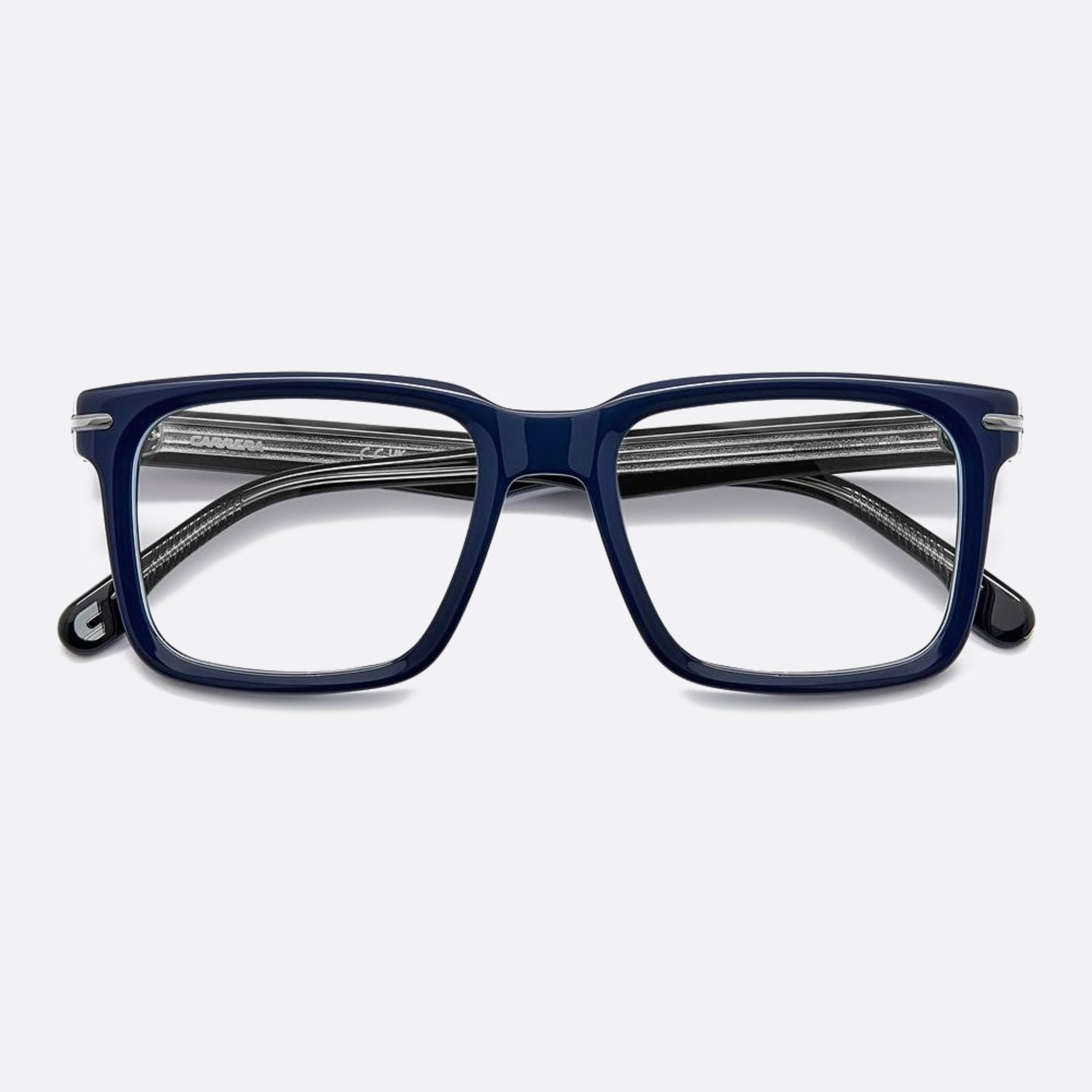 Carrera 53mm Carrera Y00 Blue Squared Men Eyeglasses - Detail View