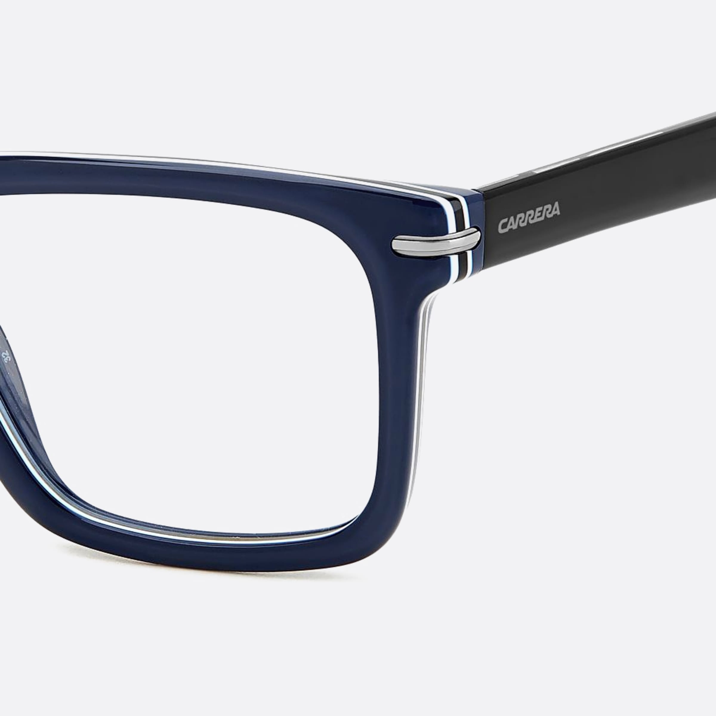 Carrera 53mm Carrera Y00 Blue Squared Men Eyeglasses - Additional Angle