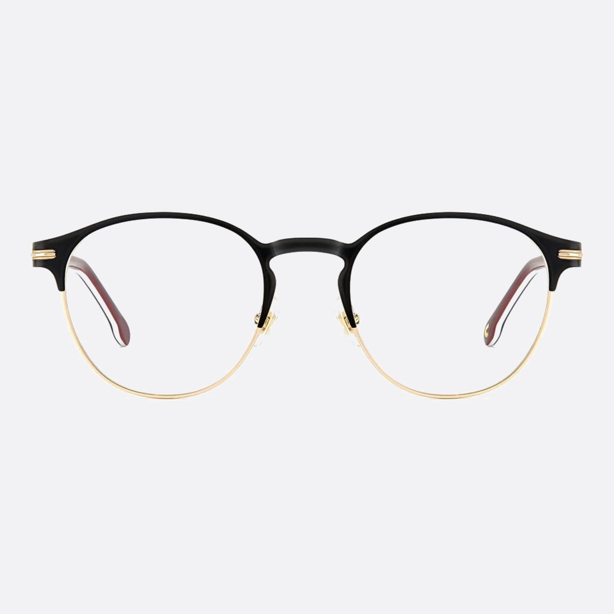 Carrera 50mm Carrera I46 Black Round Men Eyeglasses - Main View