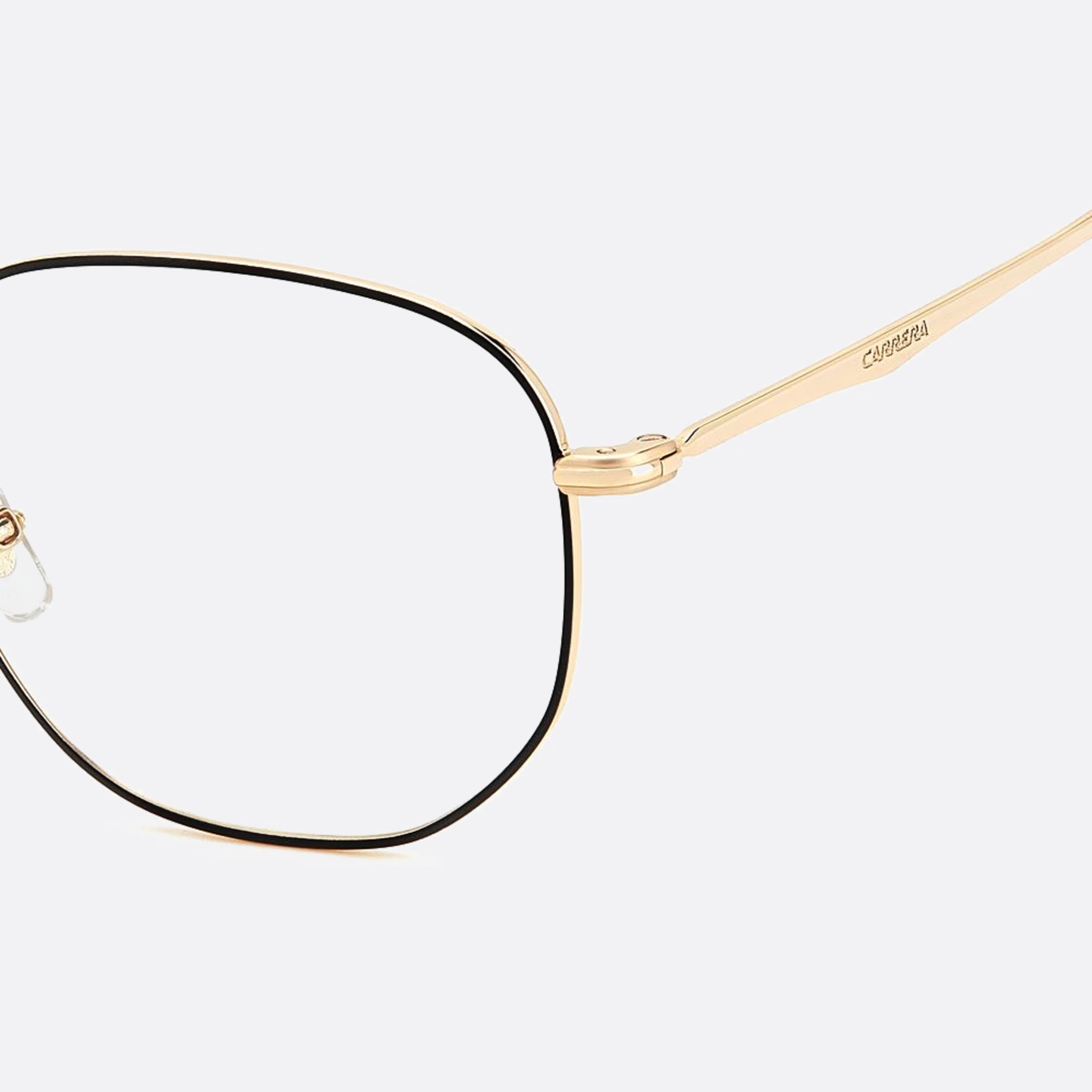 Carrera 51mm Carrera I46 Black Geometric Men Eyeglasses - Detail View