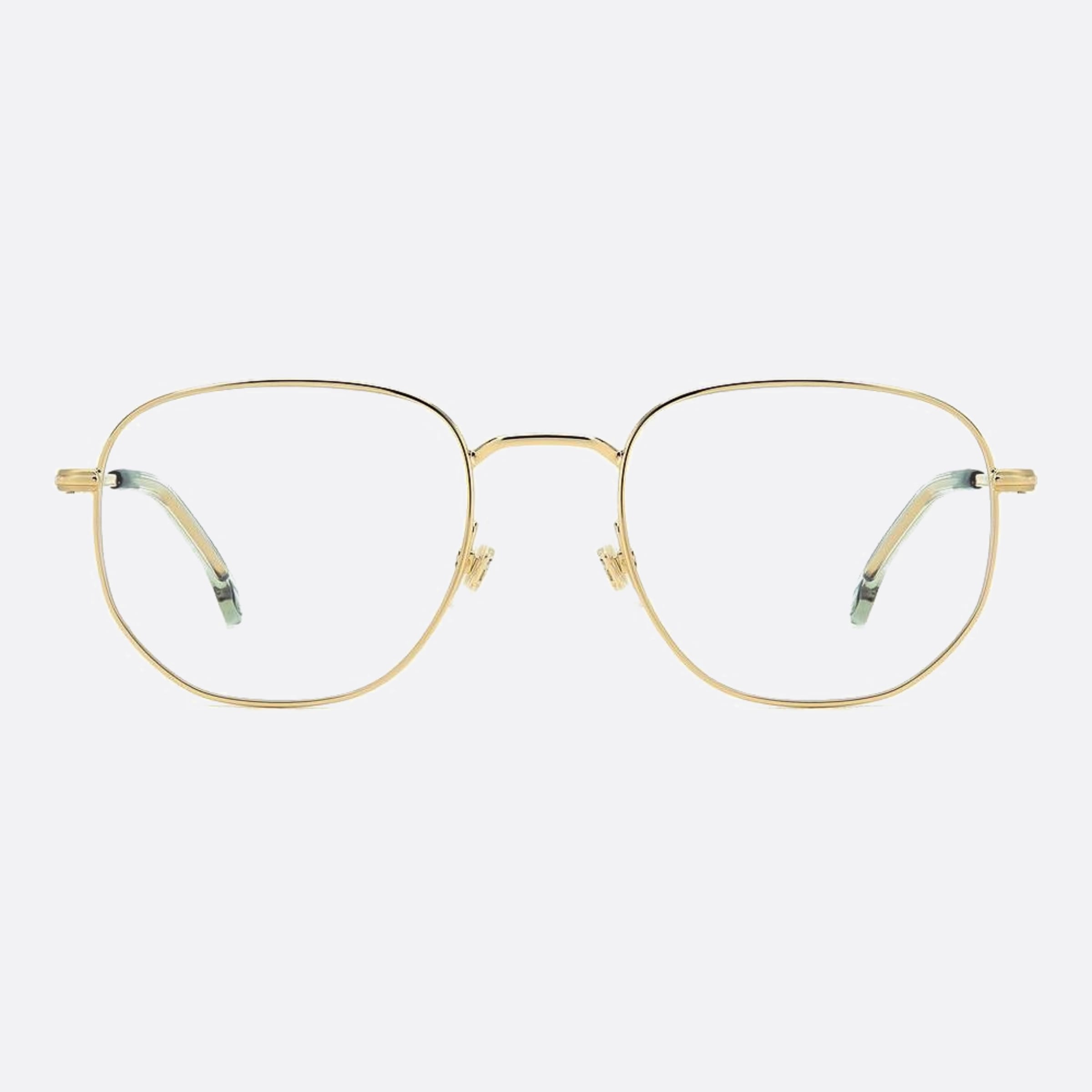 Carrera 51mm Carrera J5g Gold Geometric Men Eyeglasses - Main View