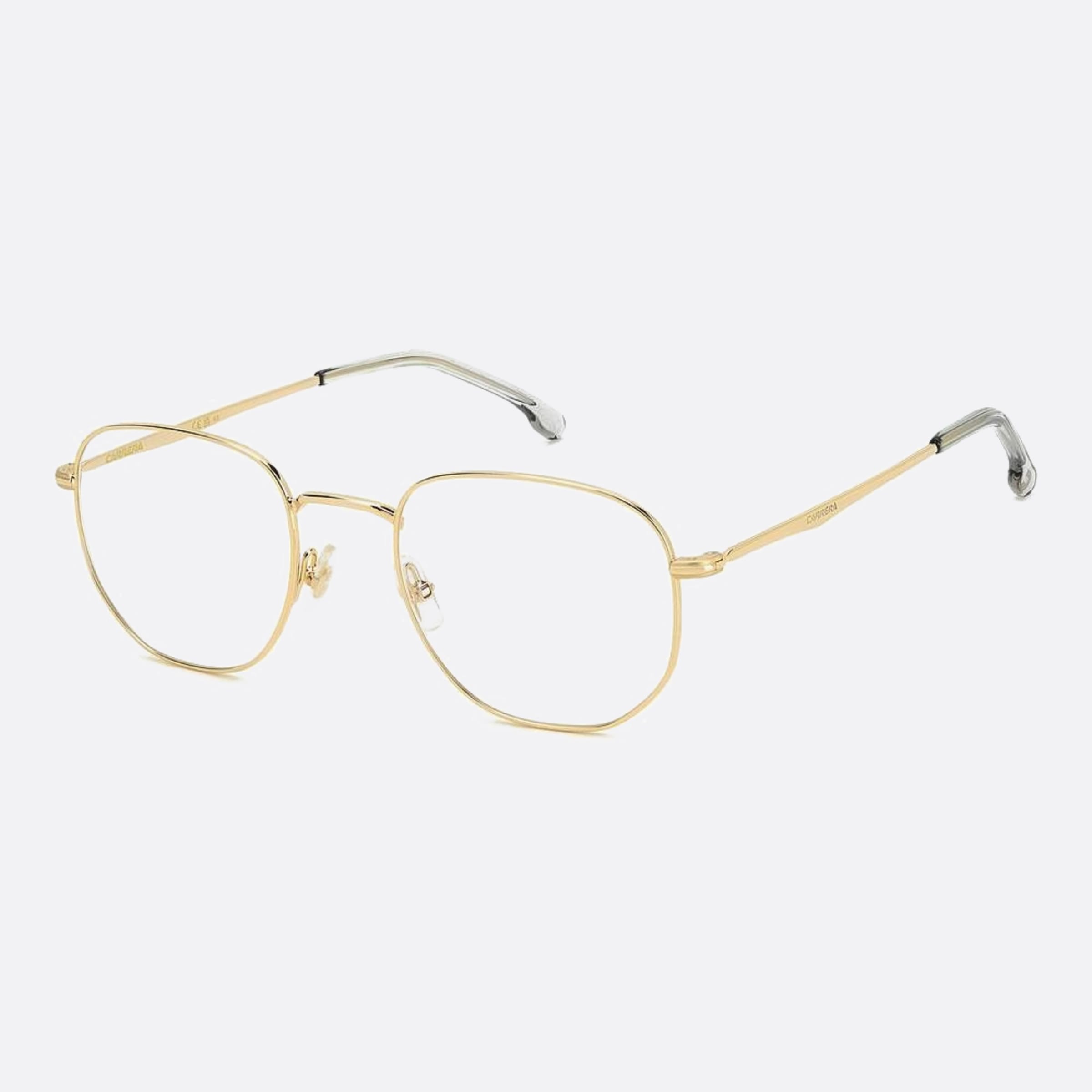 Carrera 51mm Carrera J5g Gold Geometric Men Eyeglasses - Side View