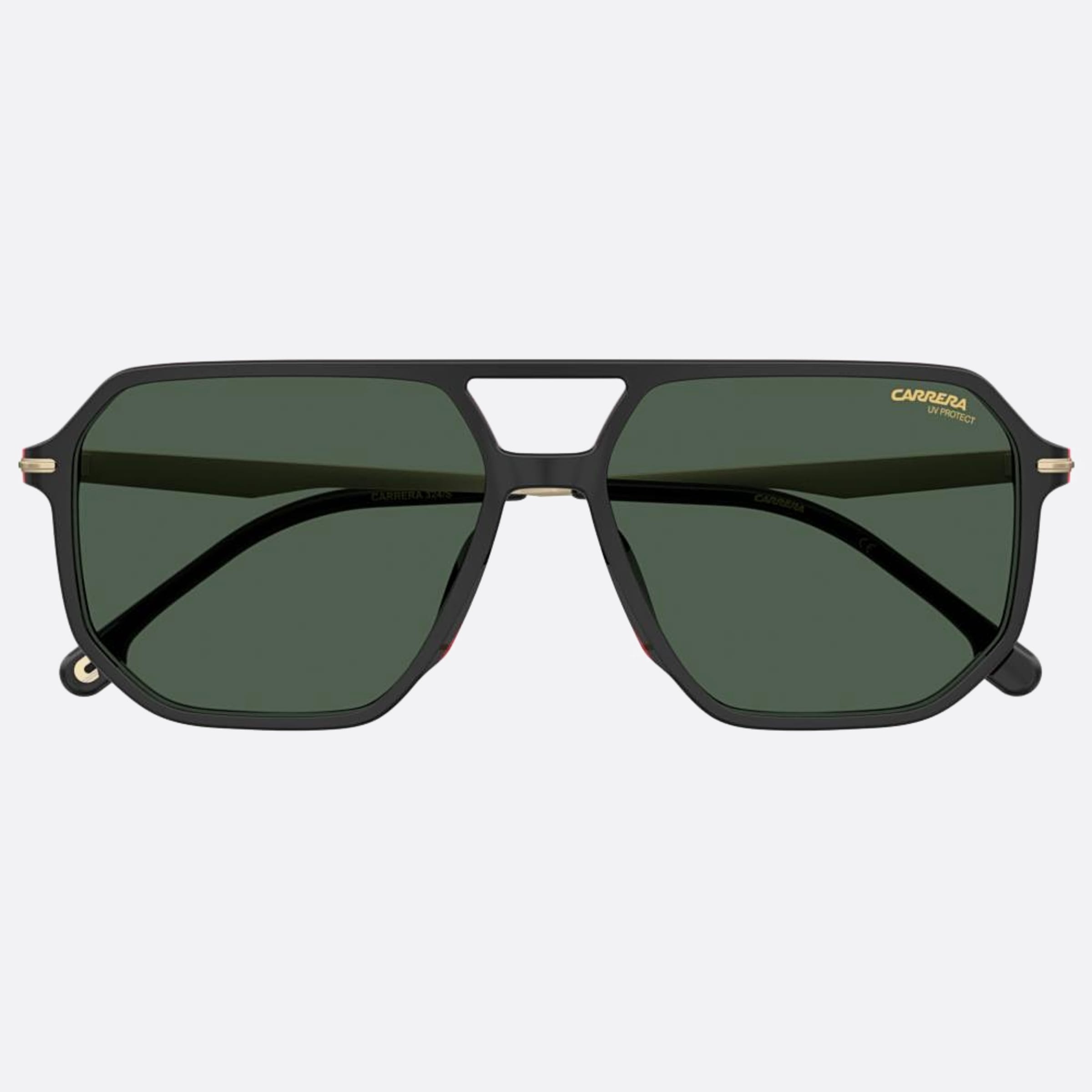Carrera 59mm Carrera Black Geometric Men Sunglasses - Main View
