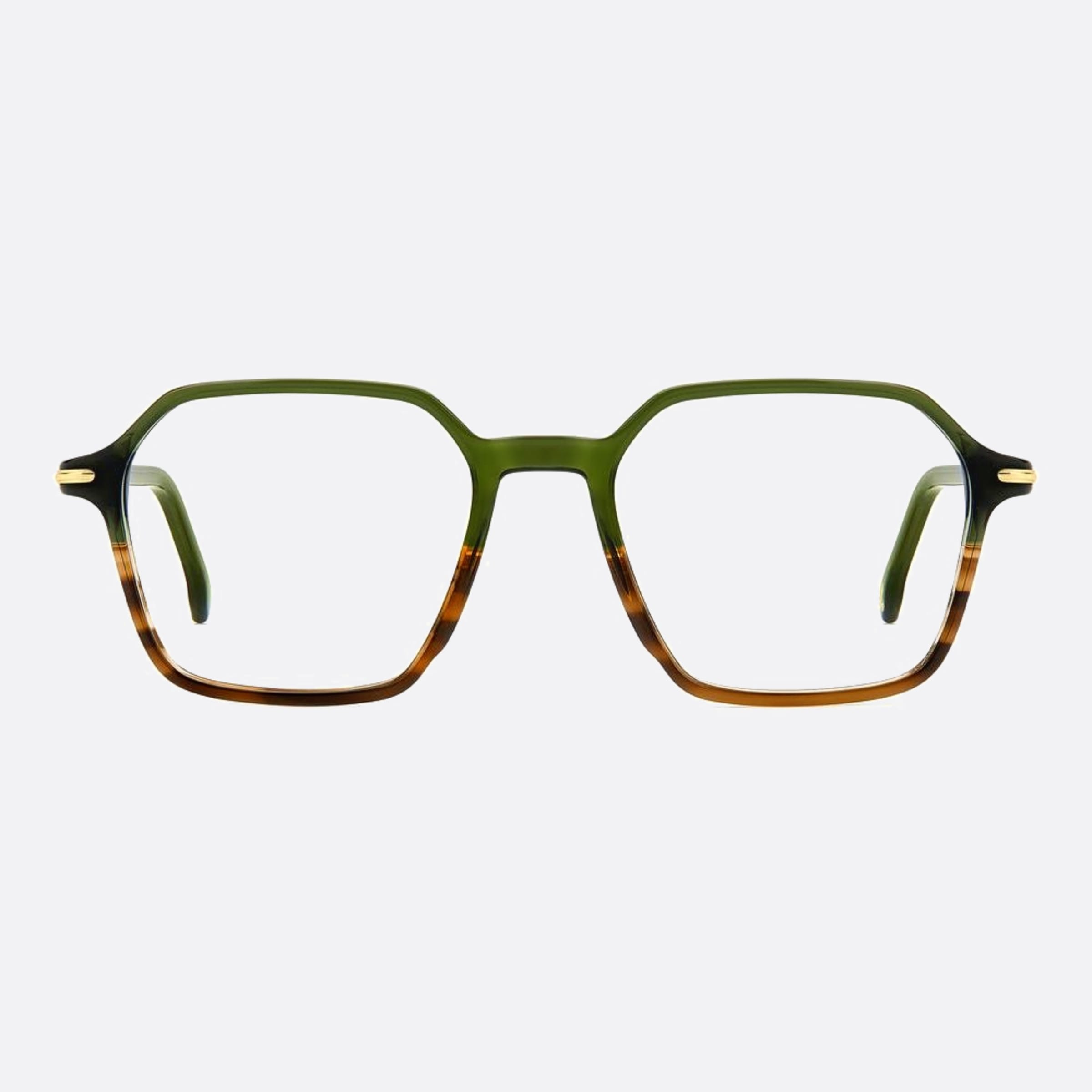Carrera 51mm Carrera 1qa Green Geometric Men Eyeglasses - Main View