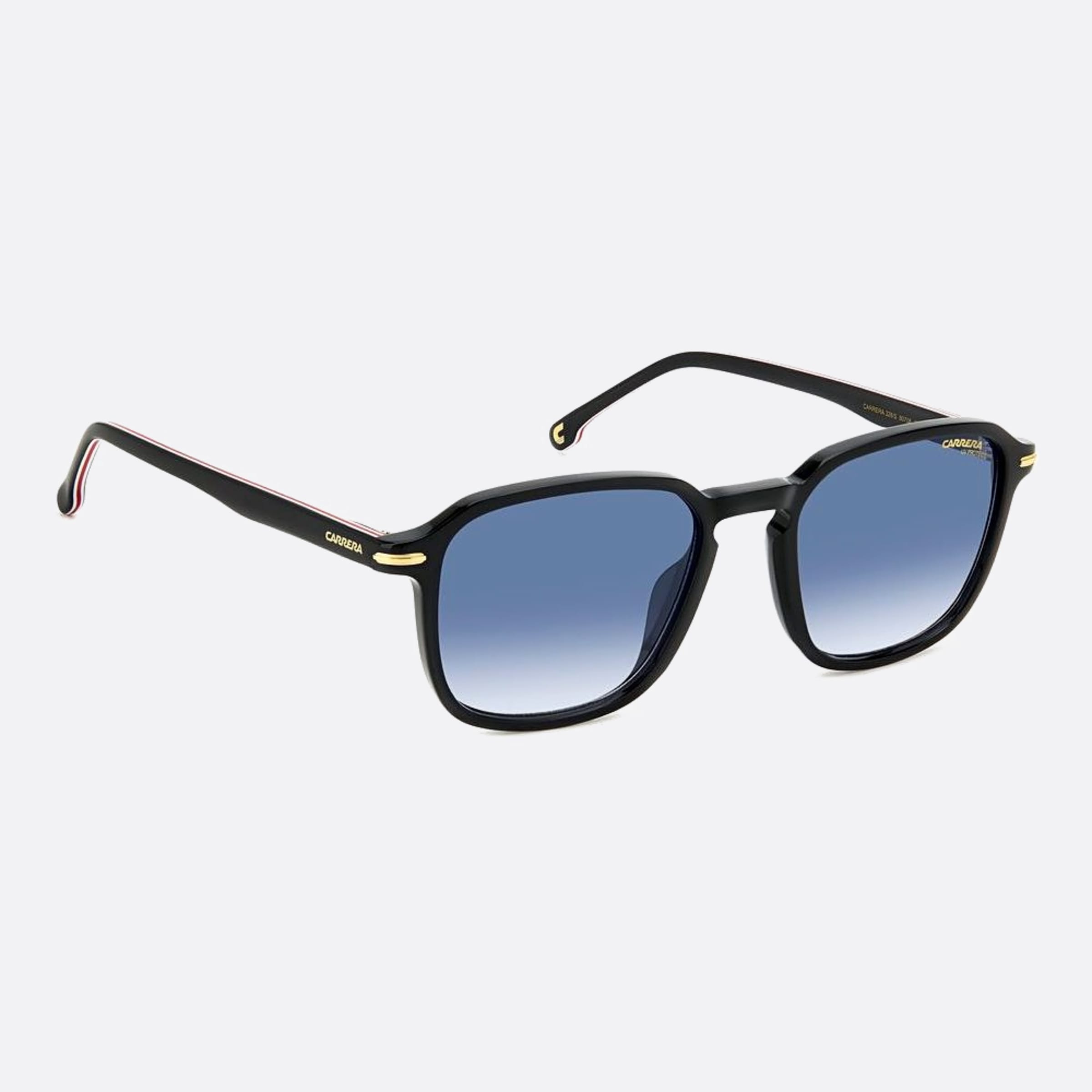 Carrera 53mm Carrera Black Squared Men Sunglasses - Detail View