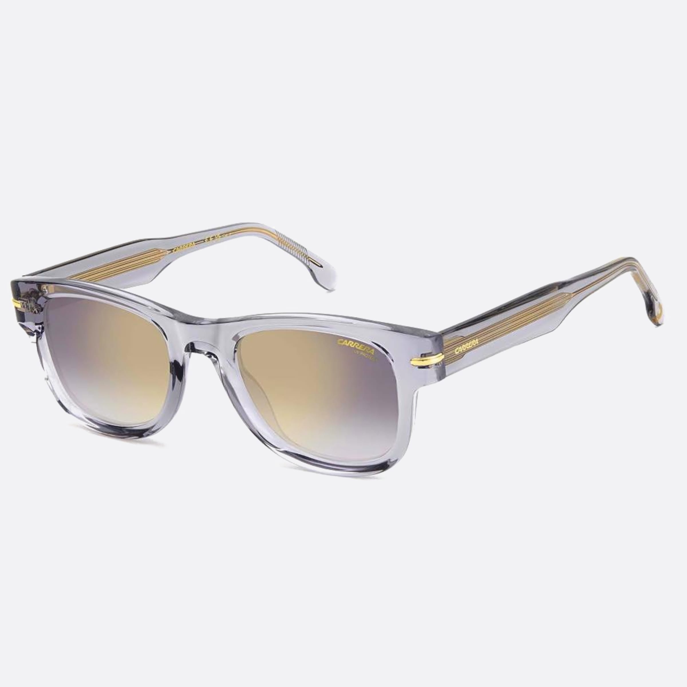 Carrera 50mm Carrera Kb7 Grey Squared Men Sunglasses - Side View