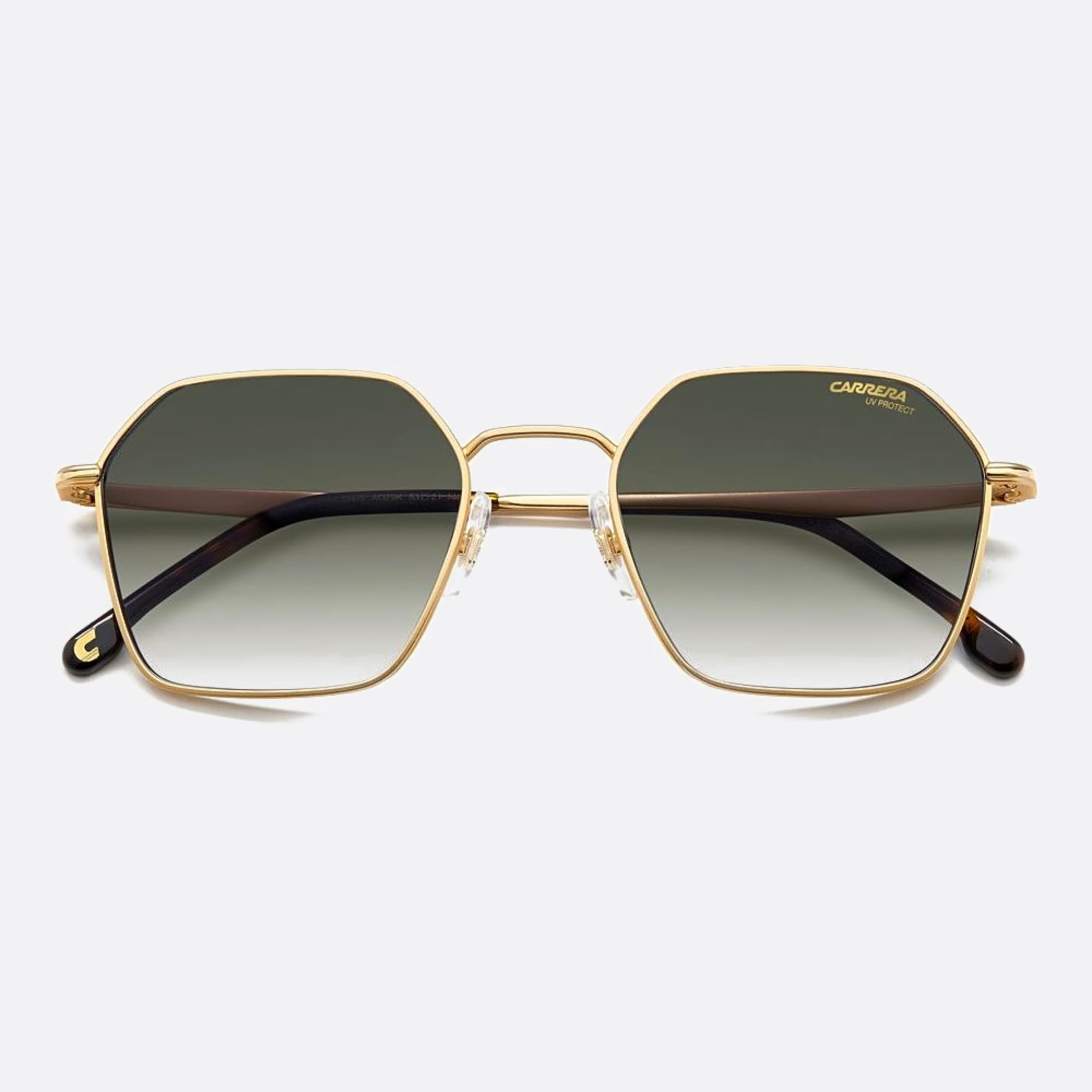 Carrera 53mm Carrera Aoz Gold Geometric Men Sunglasses - Detail View