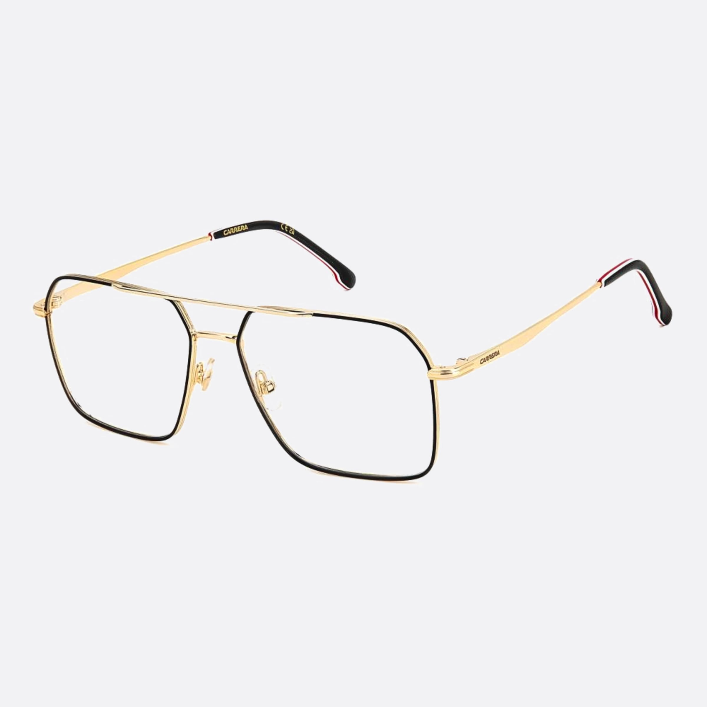 Carrera 57mm Carrera 2m2 Black Geometric Men Eyeglasses - Side View