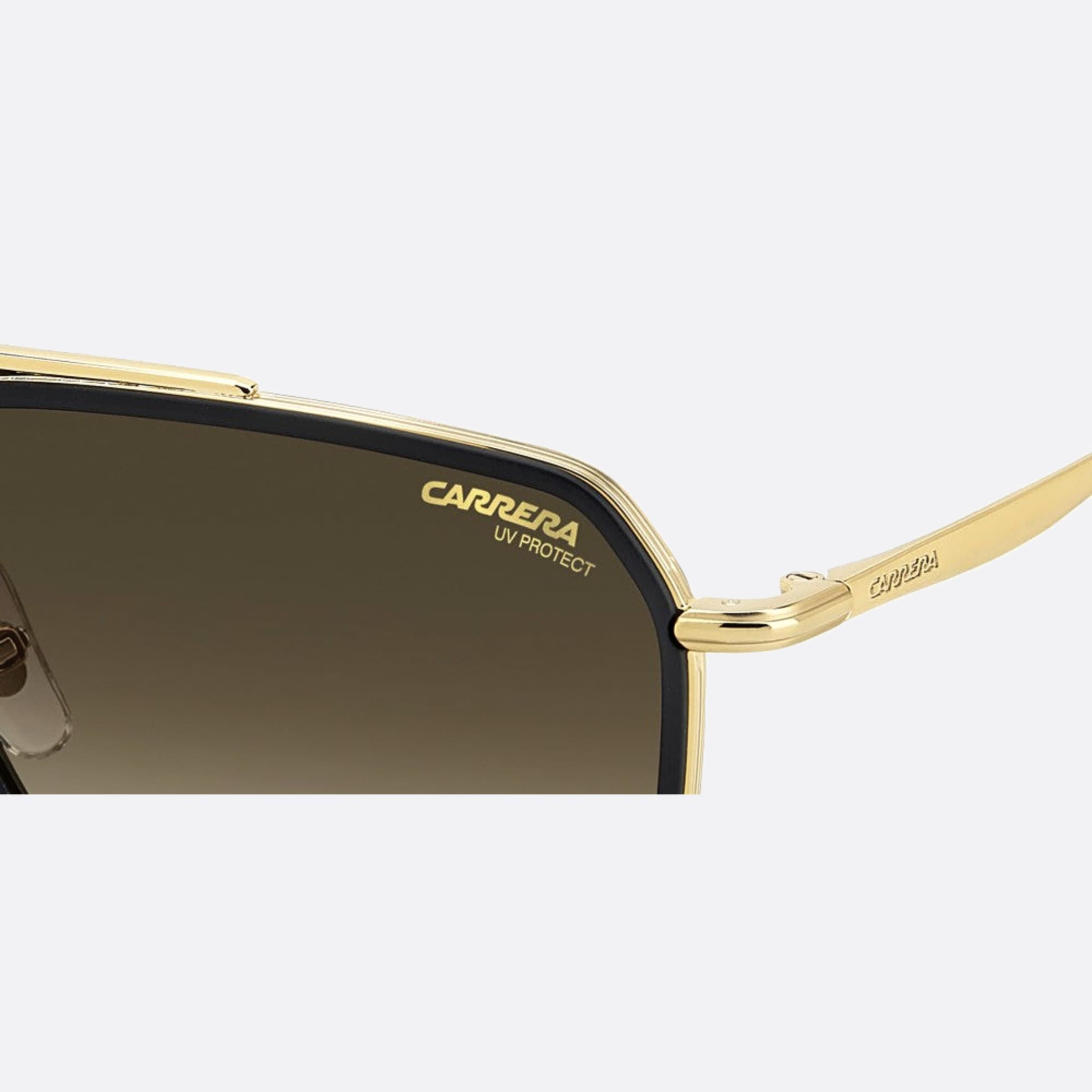 Carrera 58mm Carrera Black Geometric Men Sunglasses - Detail View