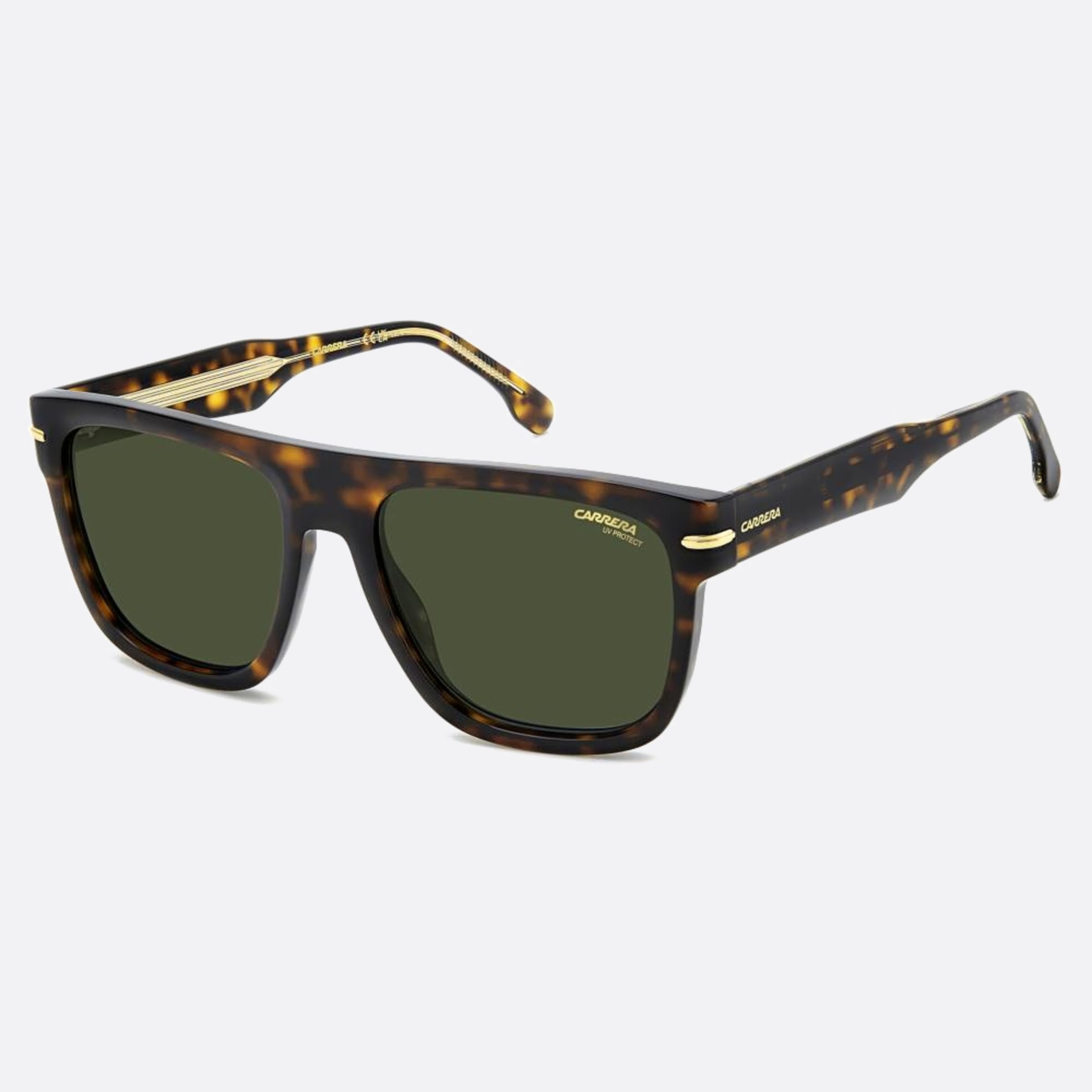 Carrera 57mm Carrera Qum Havana Squared Men Sunglasses - Side View