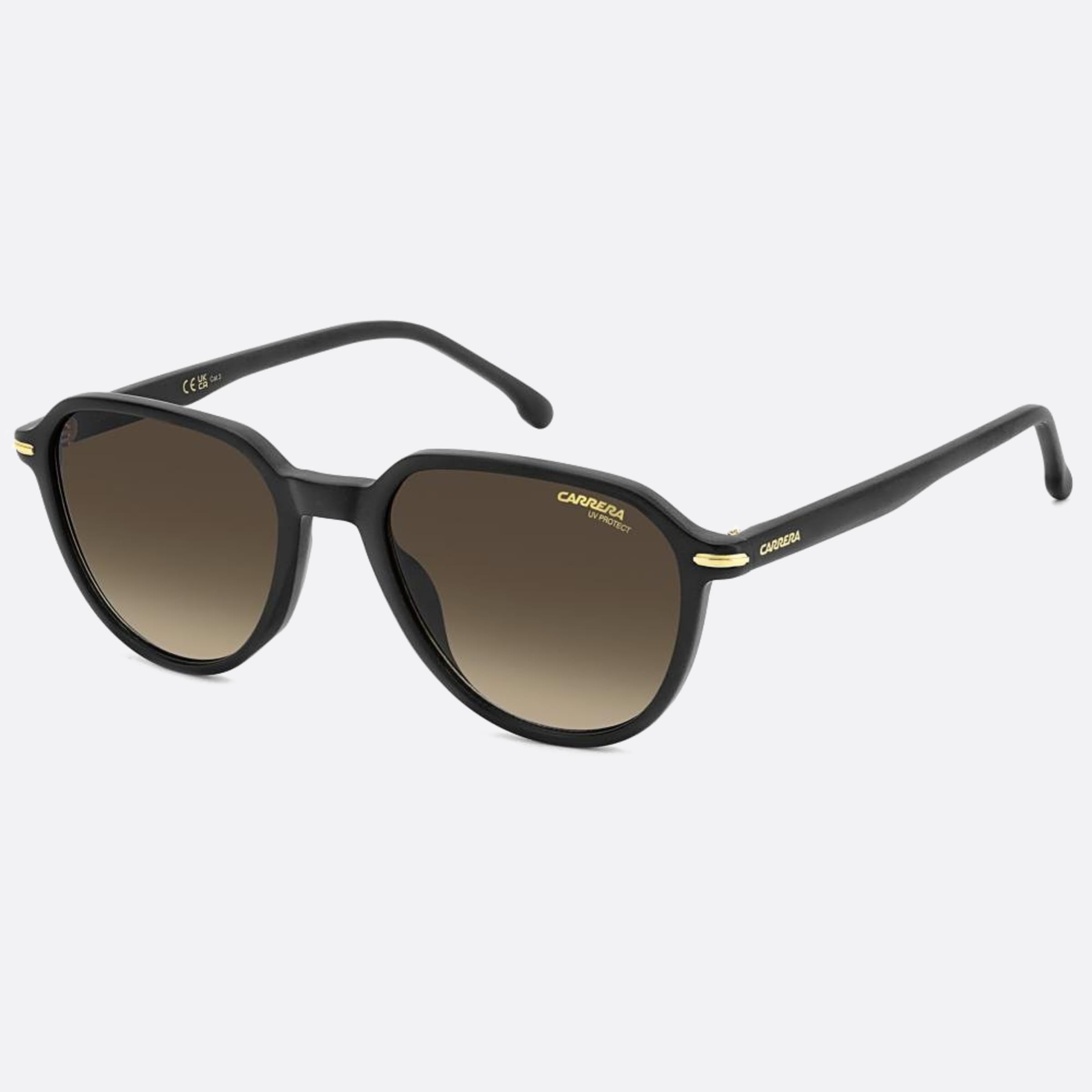 Carrera 53mm Carrera Black Visor Men Sunglasses - Side View
