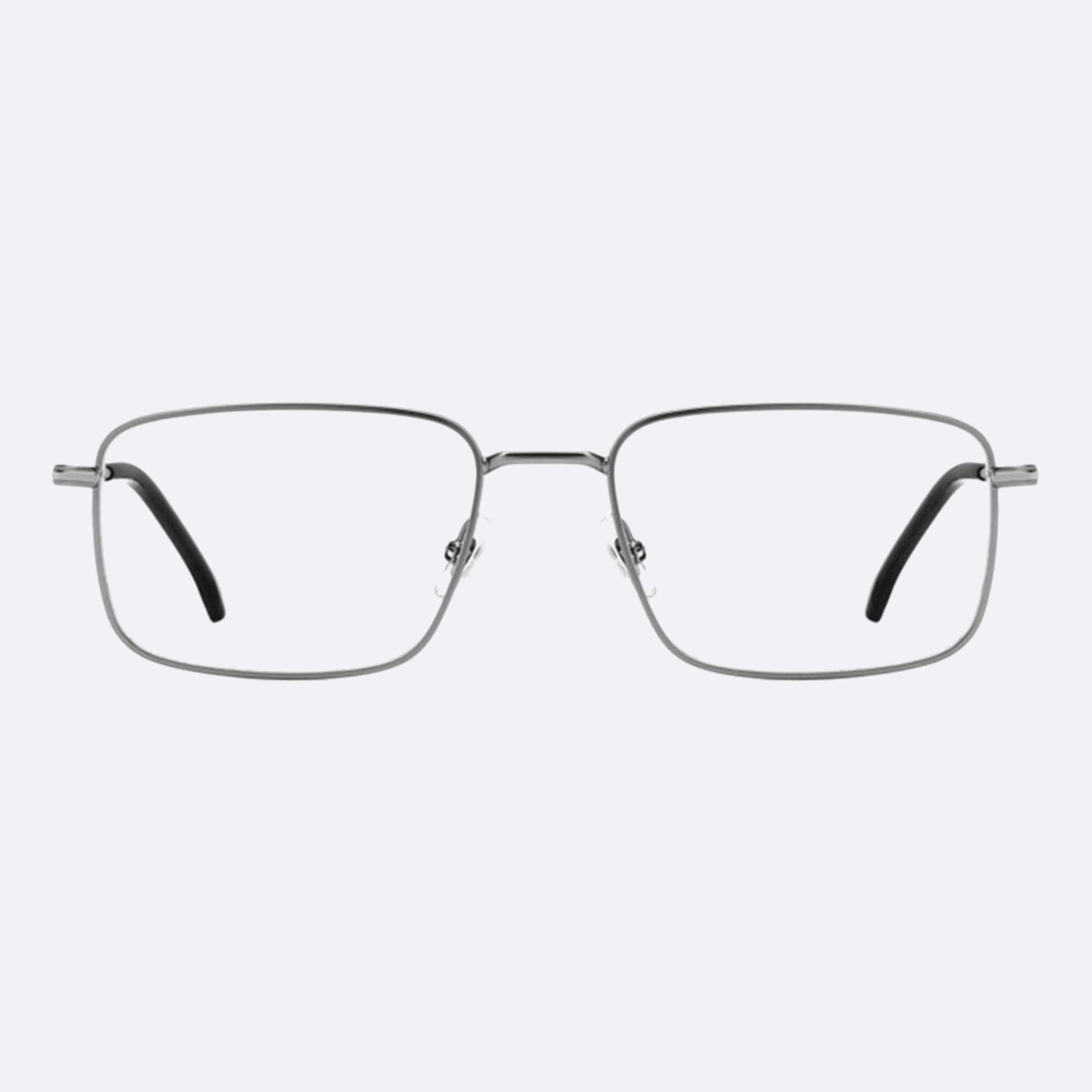 Carrera 55mm Carrera Svk Ruthenium Rectangle Men Eyeglasses - Main View