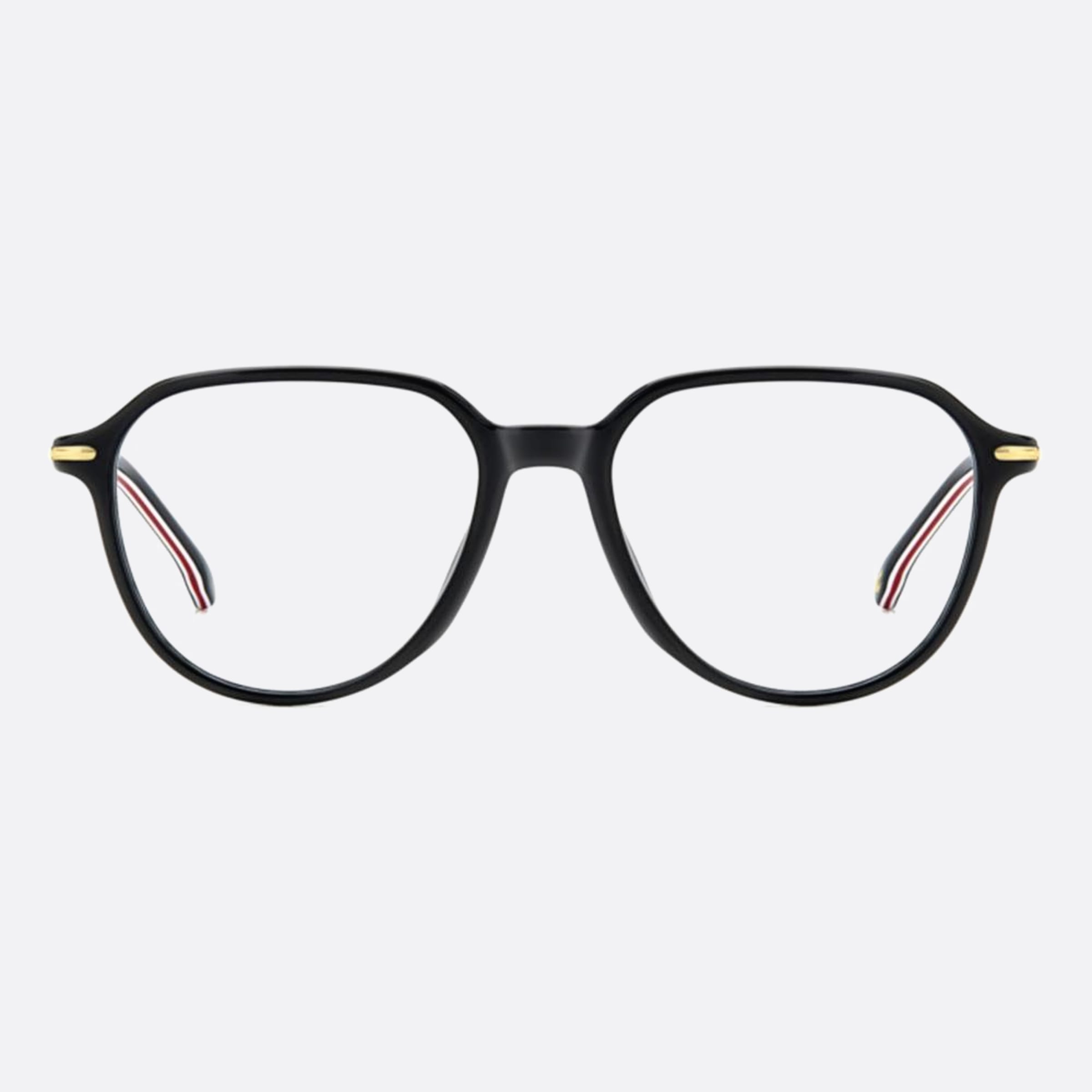 Carrera 52mm Carrera 2m2 Black Geometric Men Eyeglasses - Main View