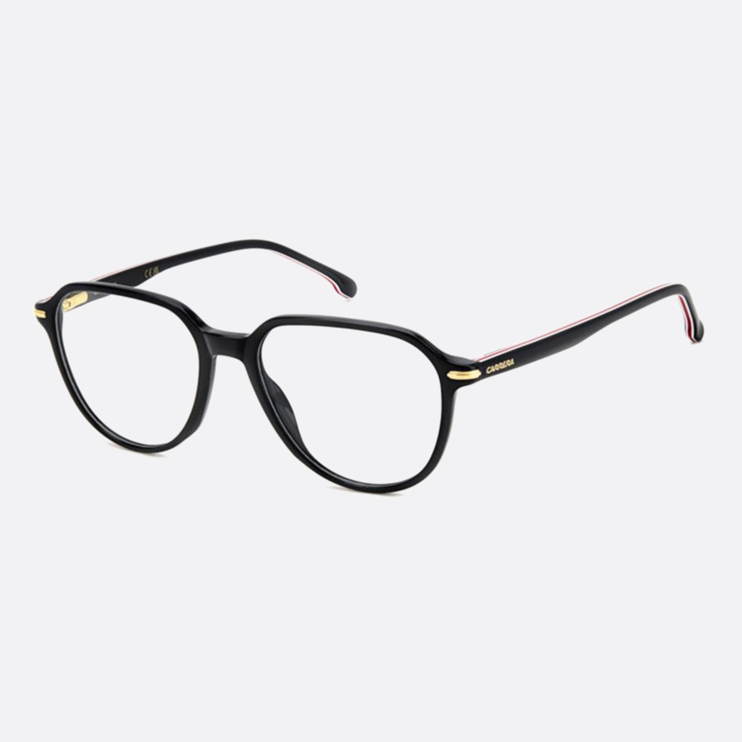 Carrera 52mm Carrera 2m2 Black Geometric Men Eyeglasses - Side View