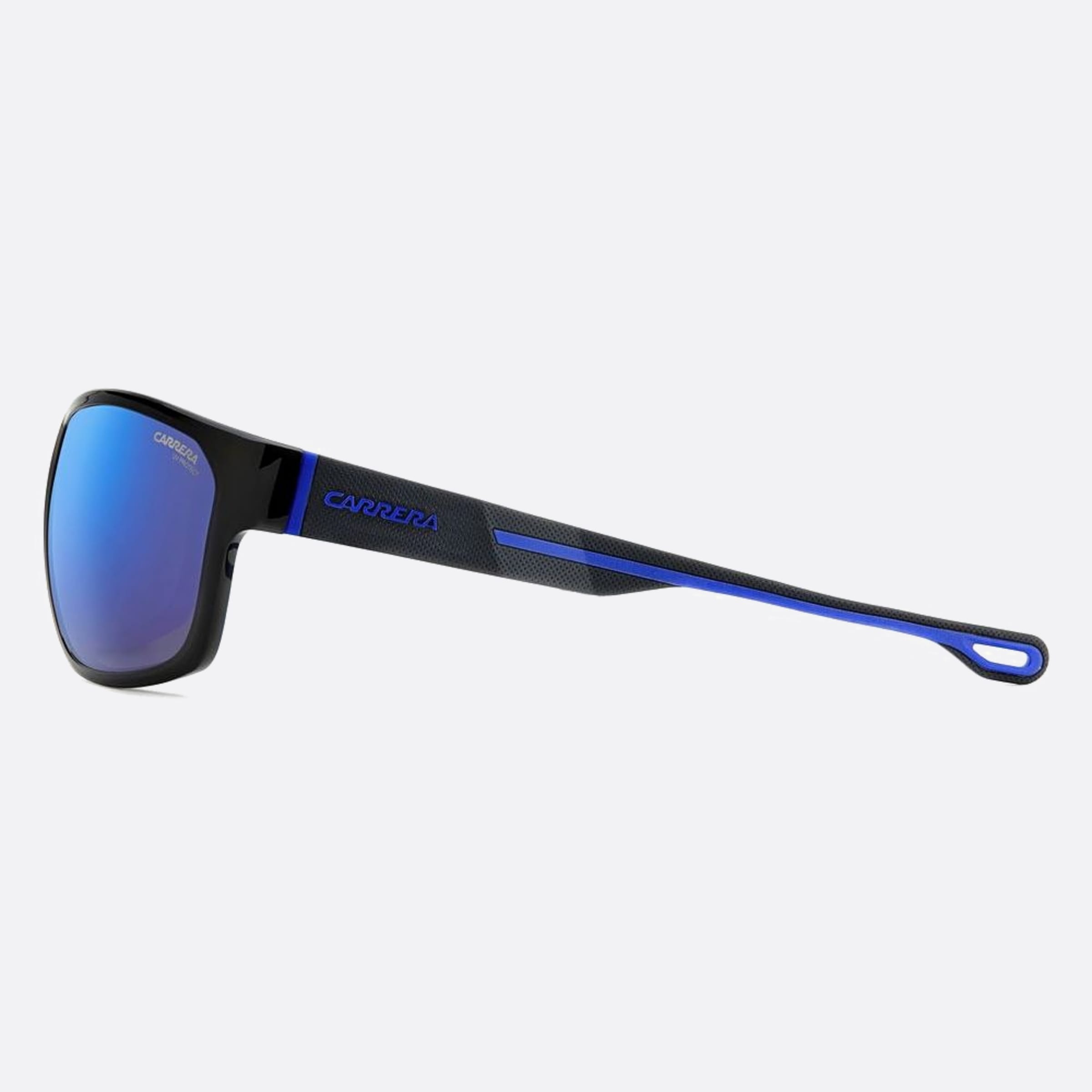 Carrera 63mm Carrera D51 Black Geometric Men Sunglasses - Detail View