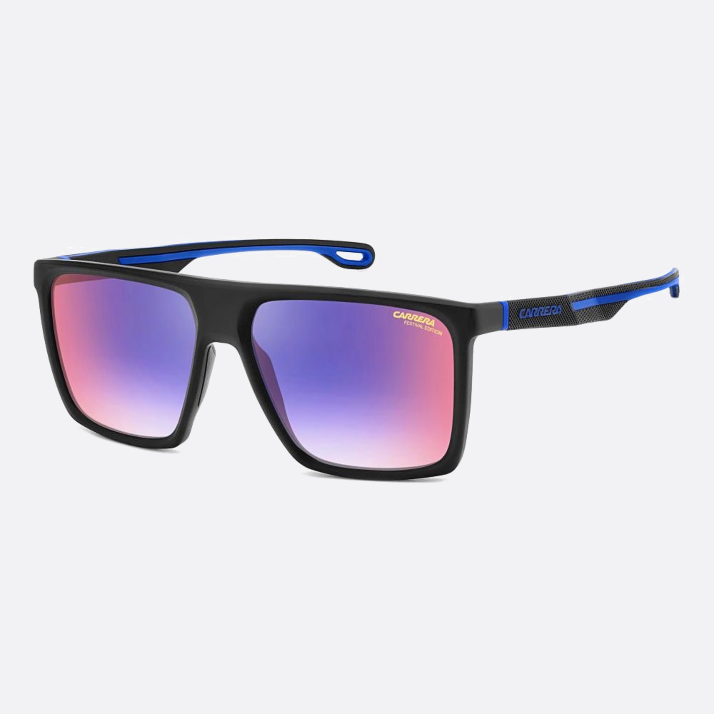 Carrera 58mm Carrera Black Squared Men Sunglasses - Side View