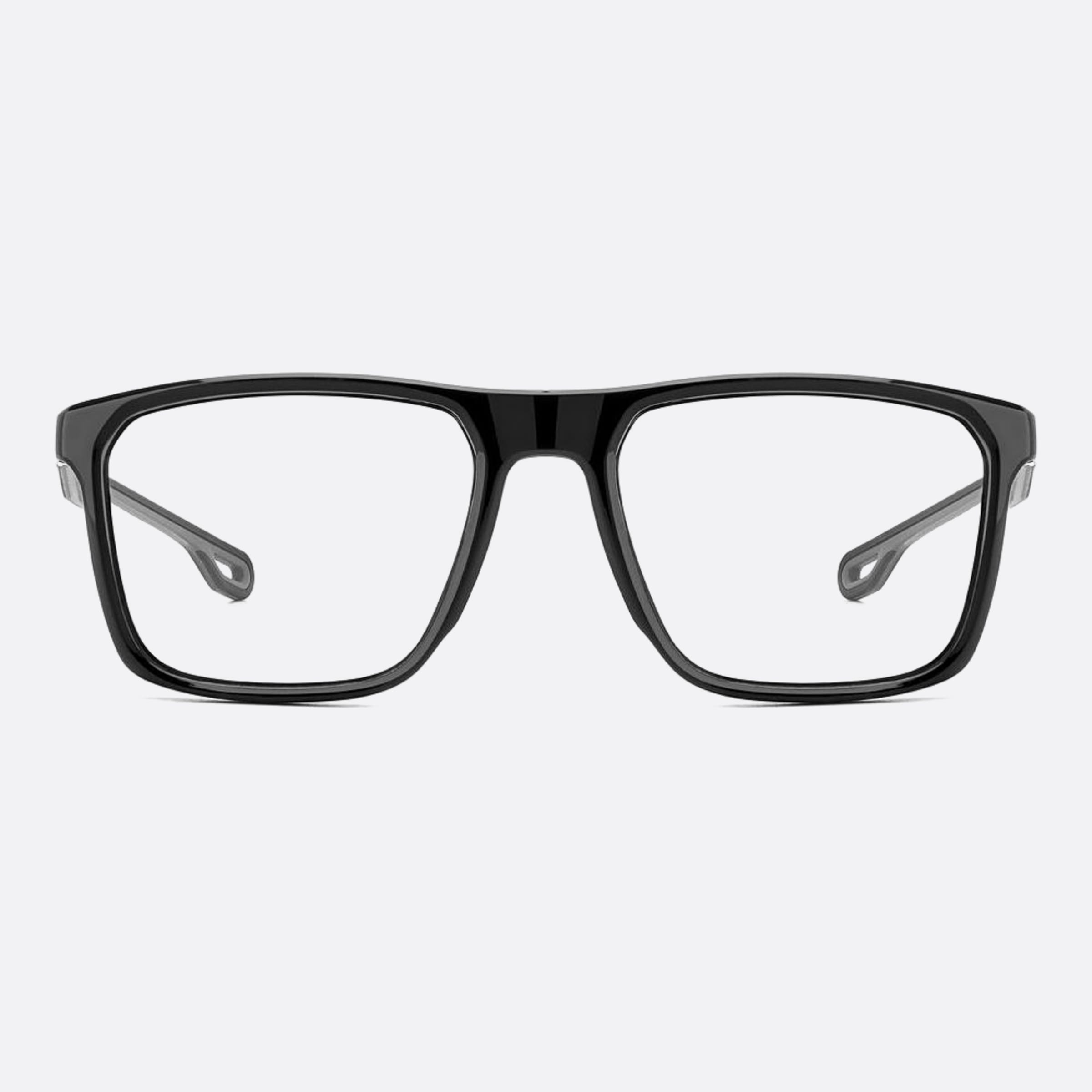 Carrera 55mm Carrera 08a Black Squared Men Eyeglasses - Main View