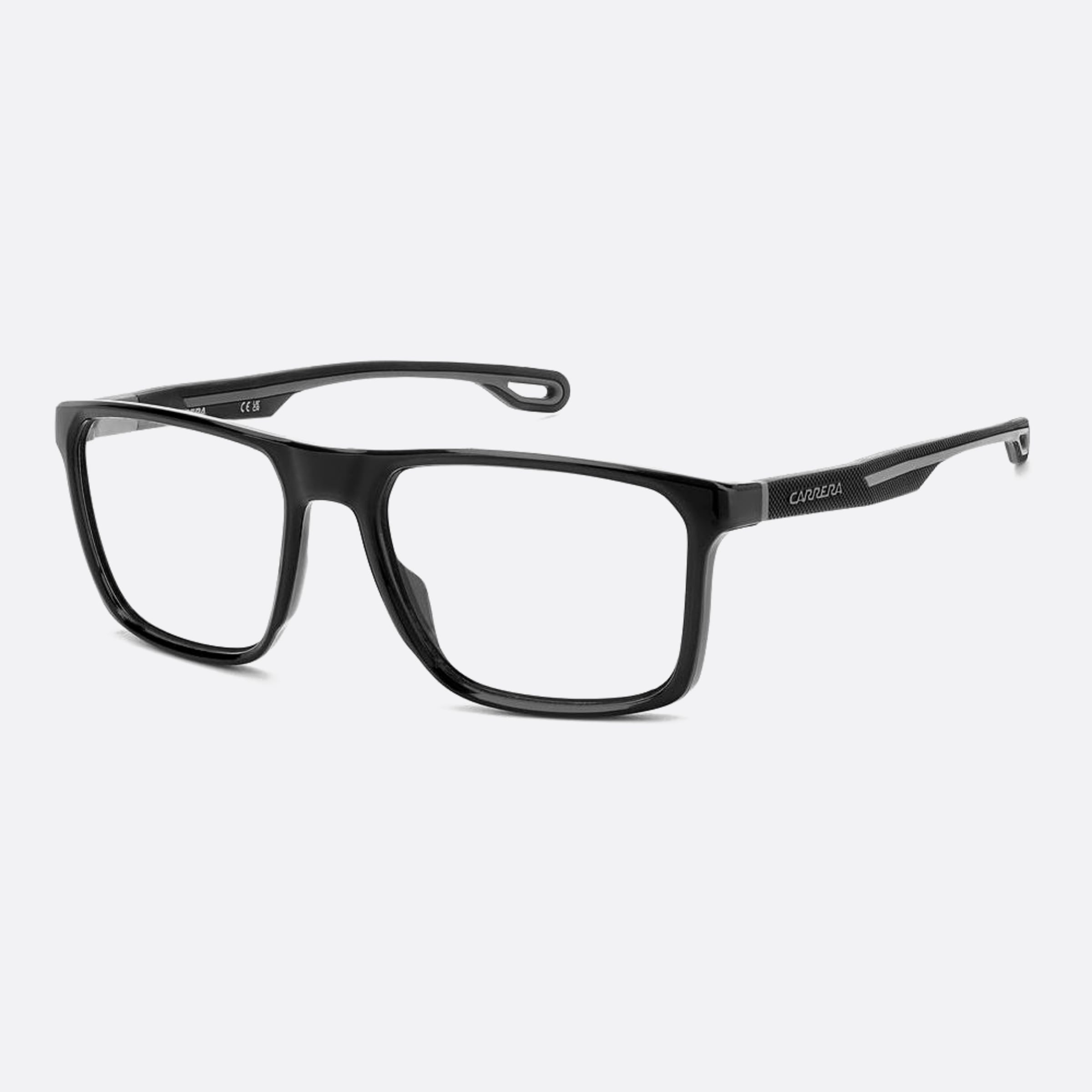 Carrera 55mm Carrera 08a Black Squared Men Eyeglasses - Side View